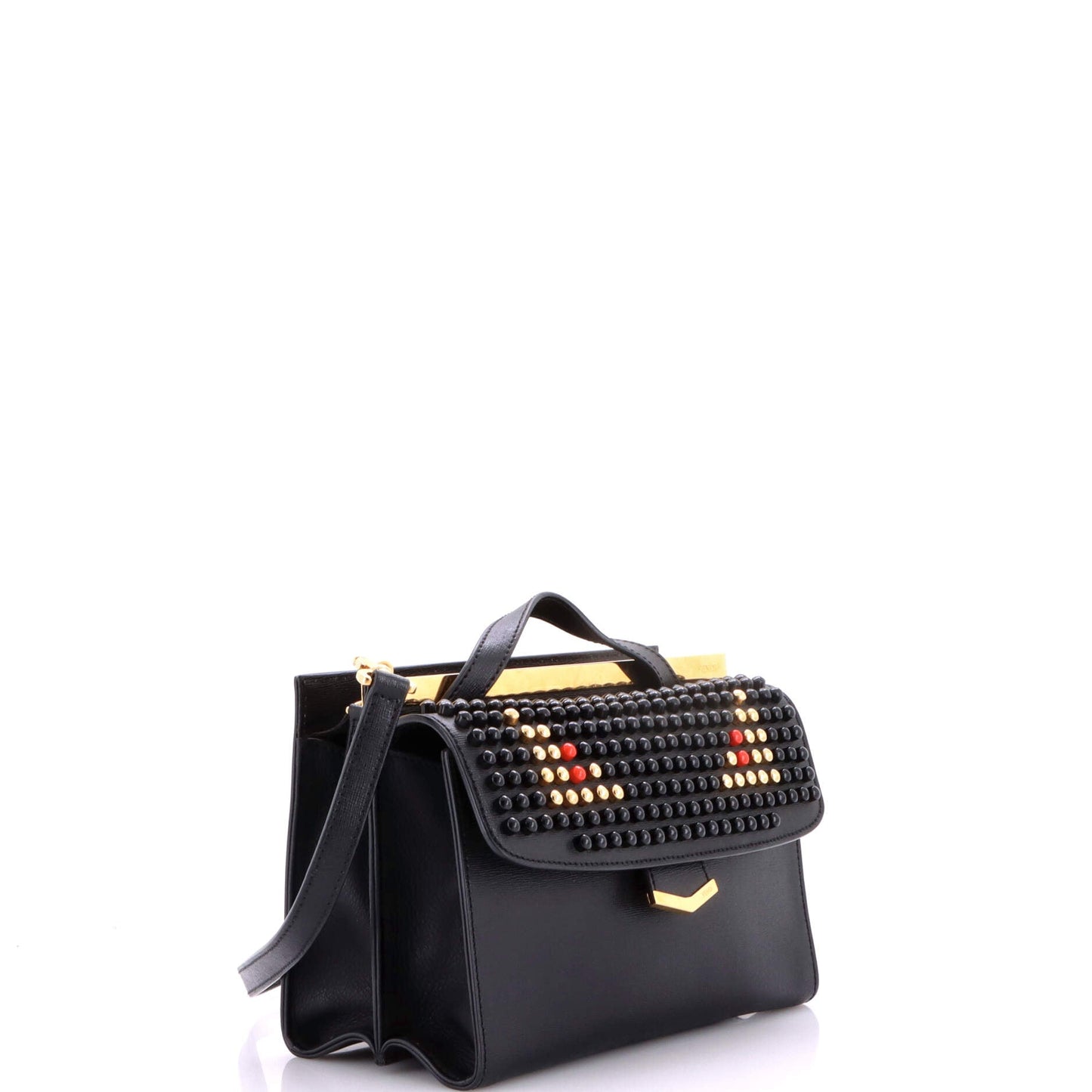 Demi Jour Monster Satchel Studded Leather
