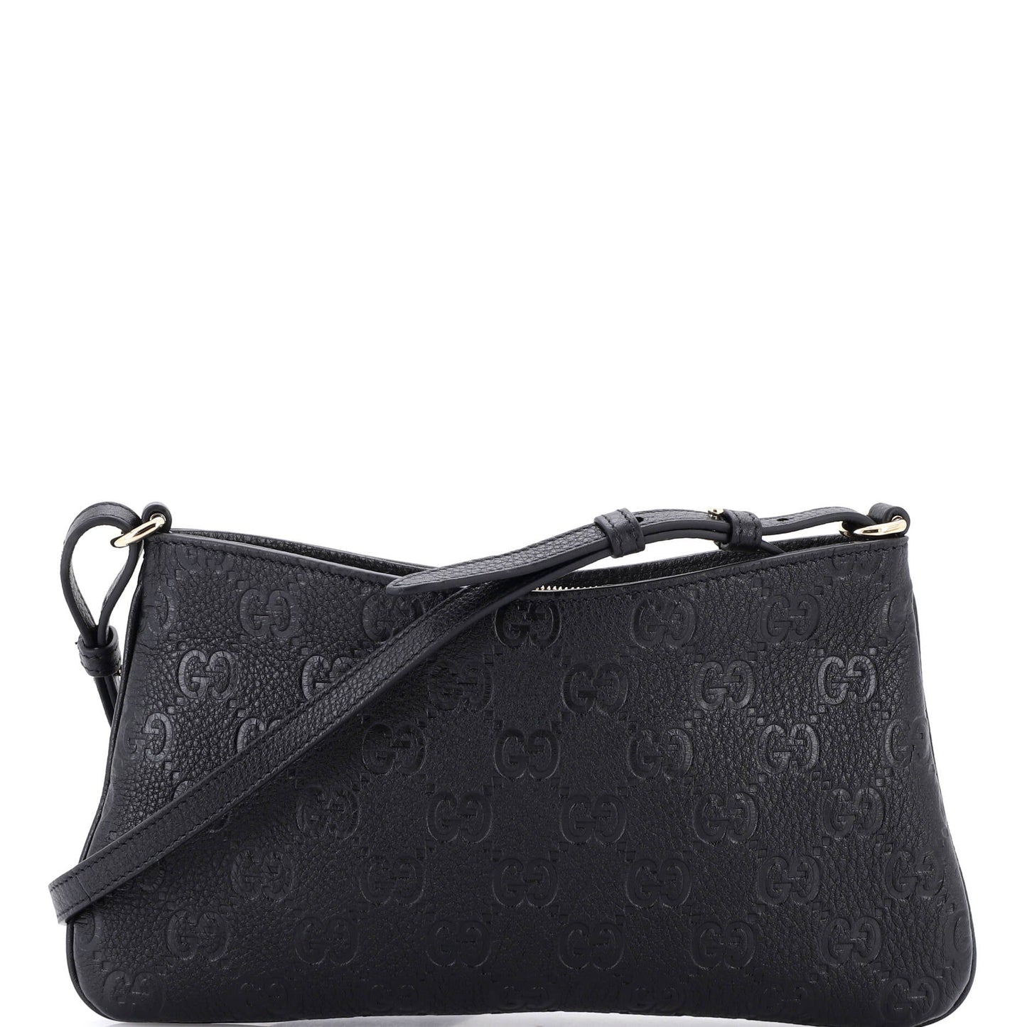 Emblem Chain Shoulder Bag Guccissima Leather Medium