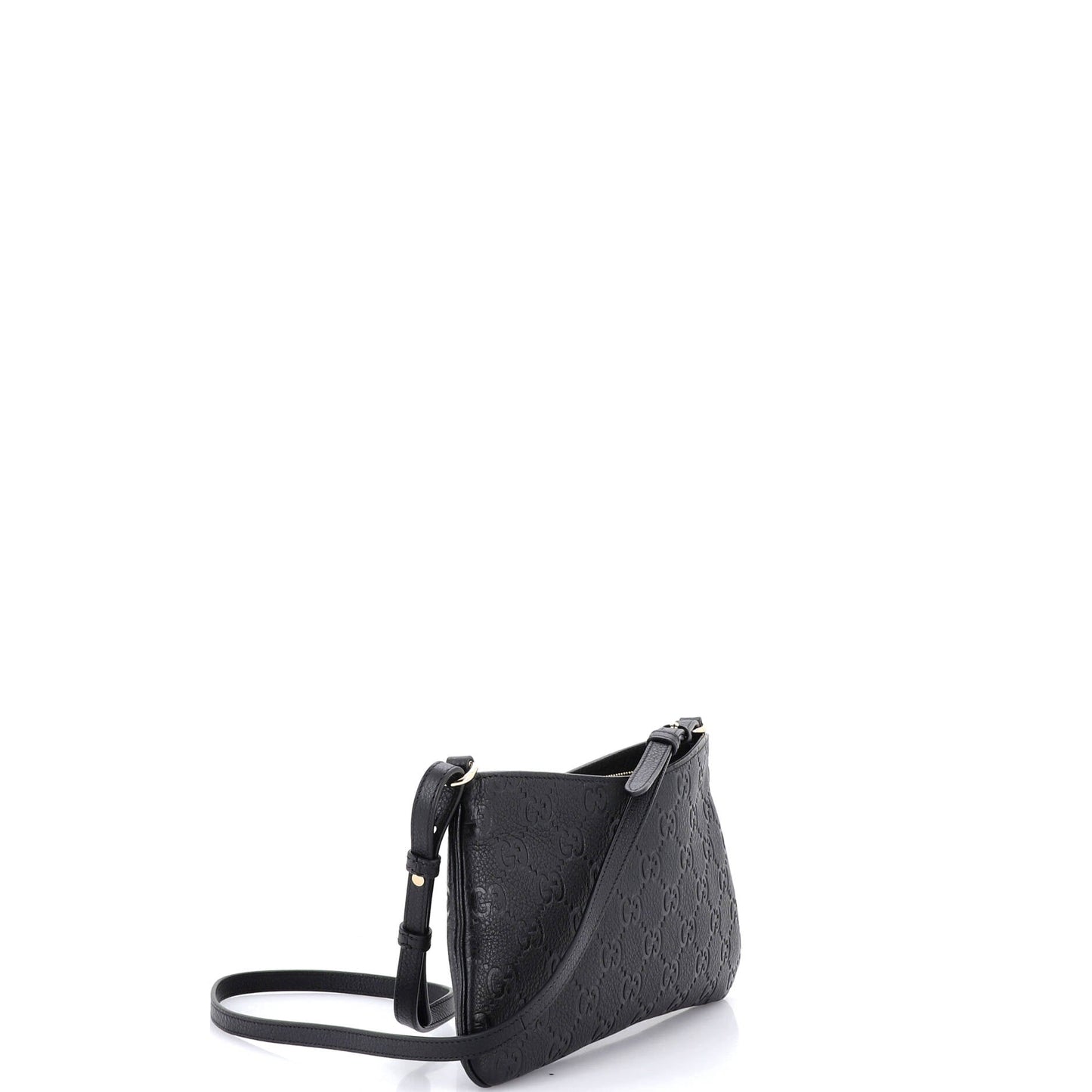 Emblem Chain Shoulder Bag Guccissima Leather Medium