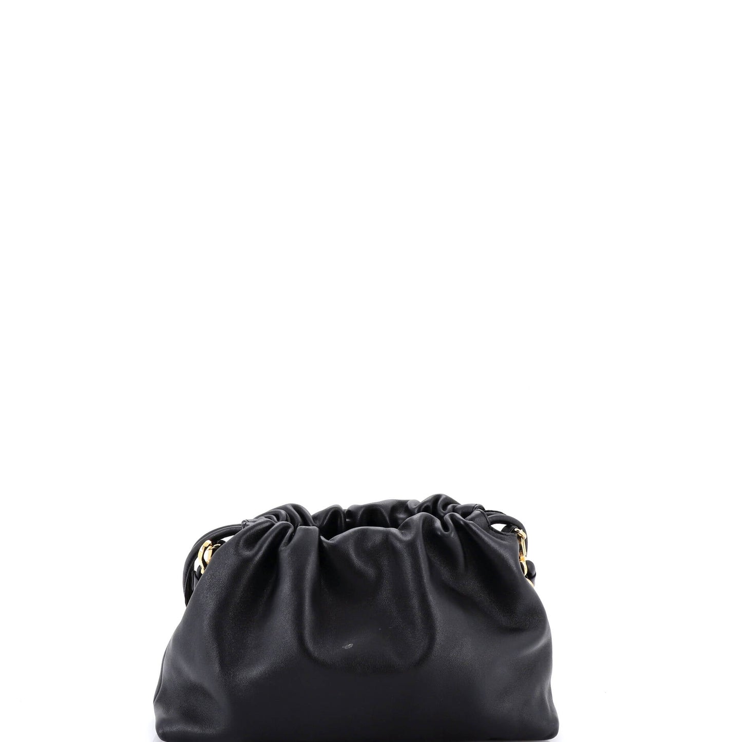 Flamenco Knot Chain Purse Bag Leather Medium