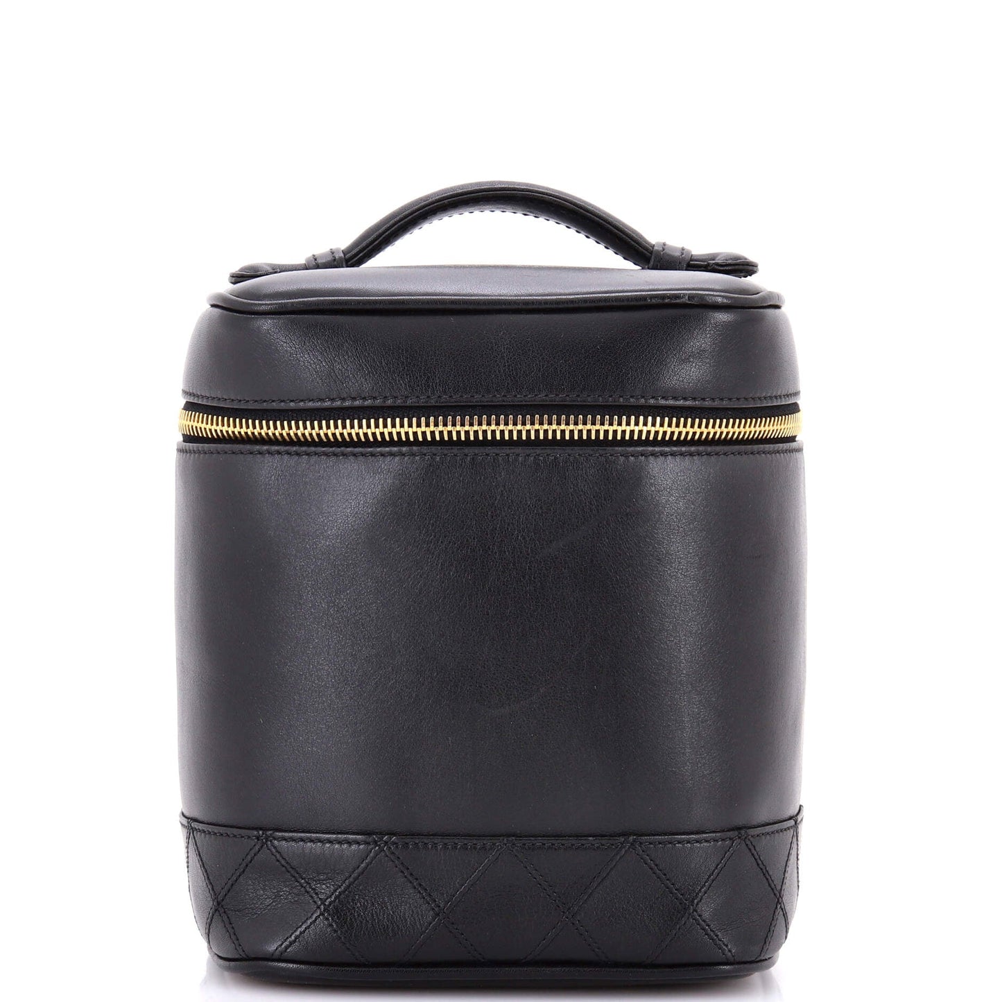 Vintage Cosmetic Case Lambskin Tall