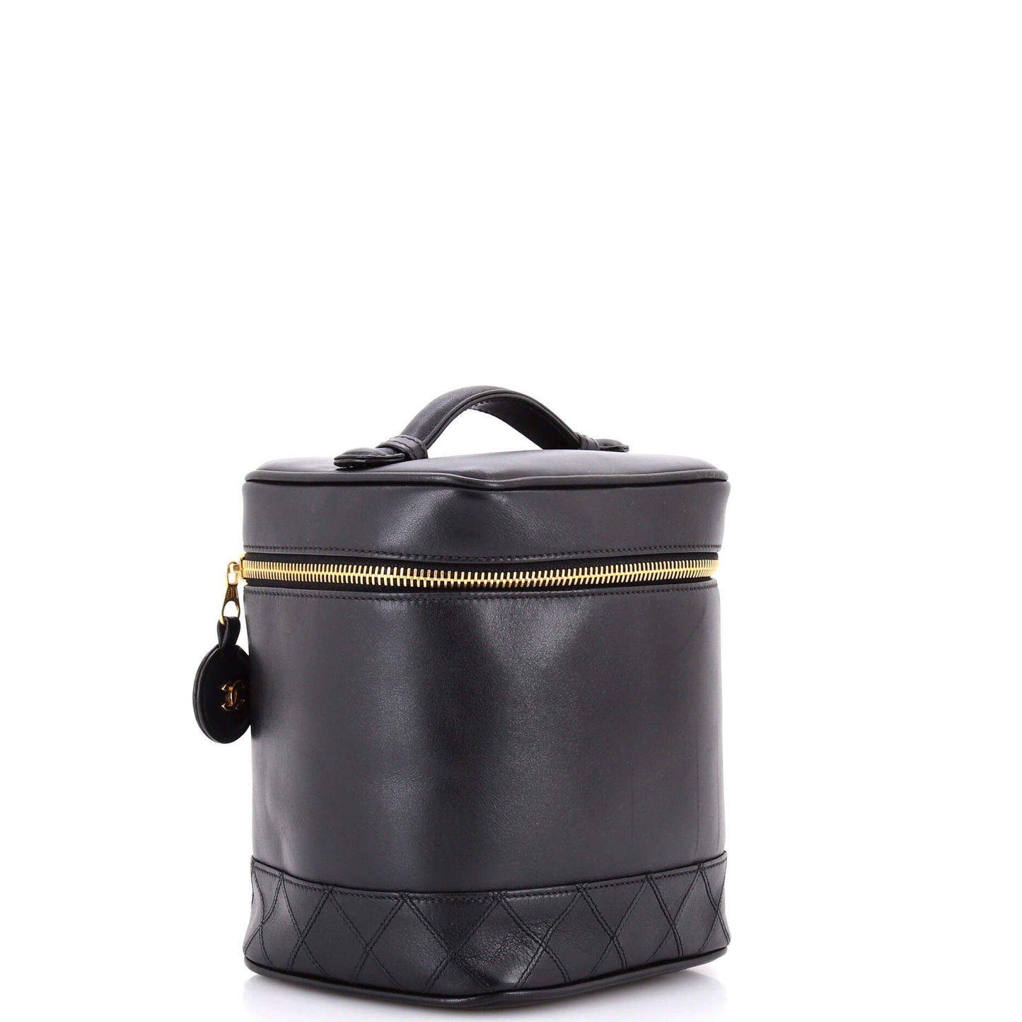 Vintage Cosmetic Case Lambskin Tall