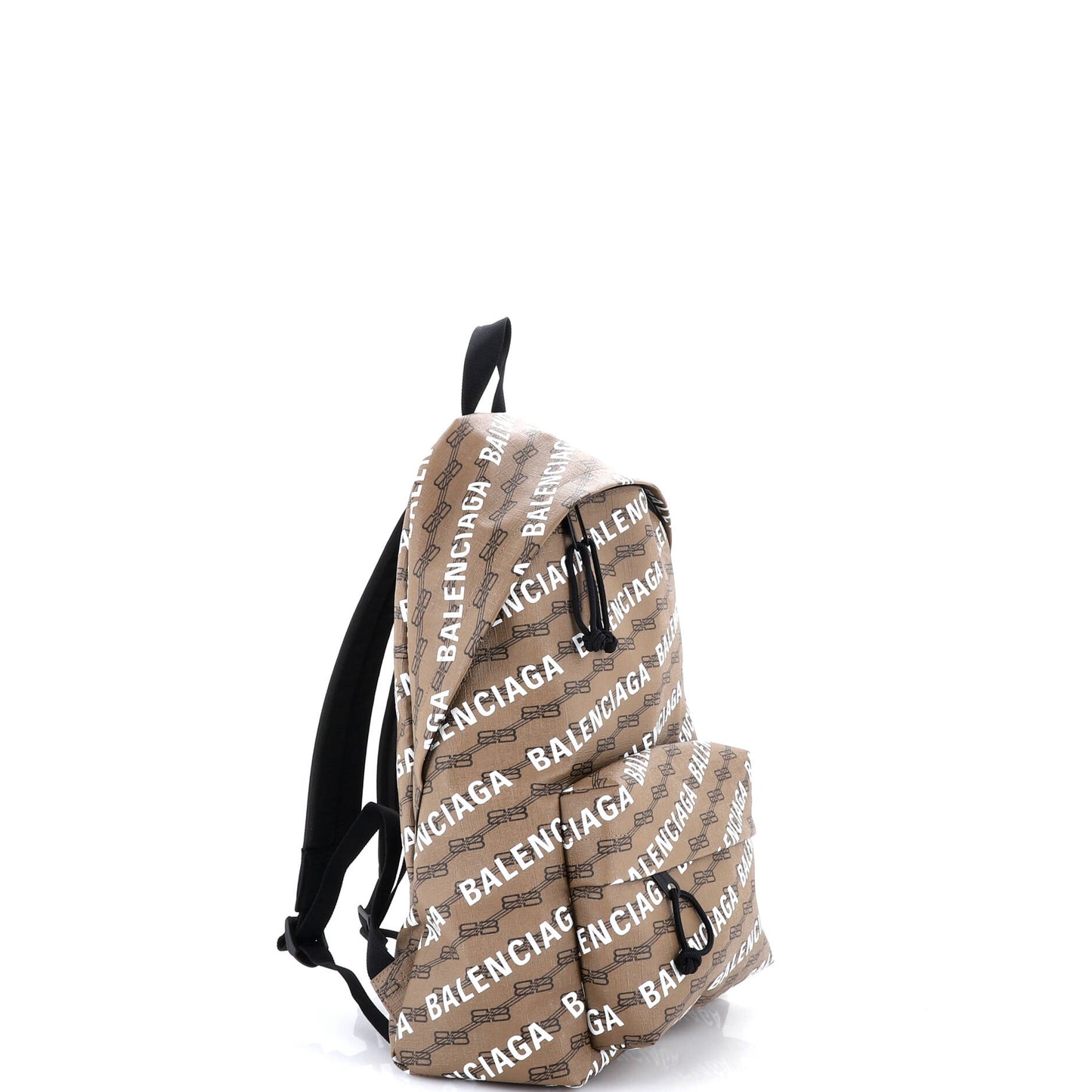 Signature Backpack BB Logo Coated Canvas