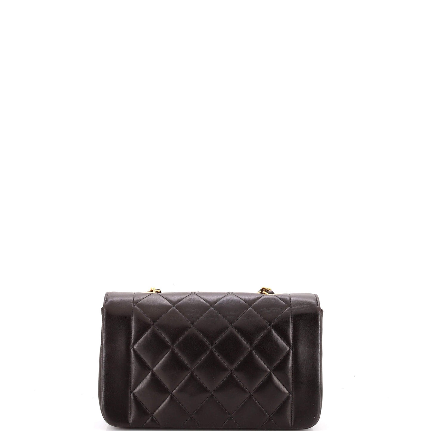 Vintage Diana Flap Bag Quilted Lambskin Small