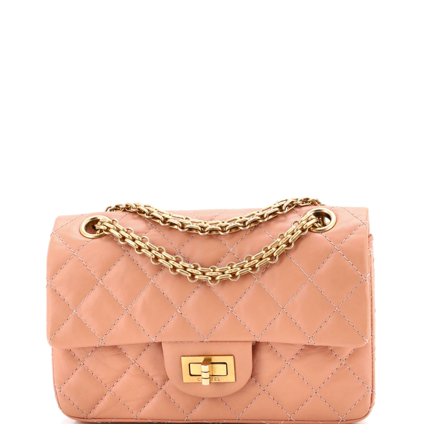 Reissue 2.55 Flap Bag Quilted Aged Calfskin 224