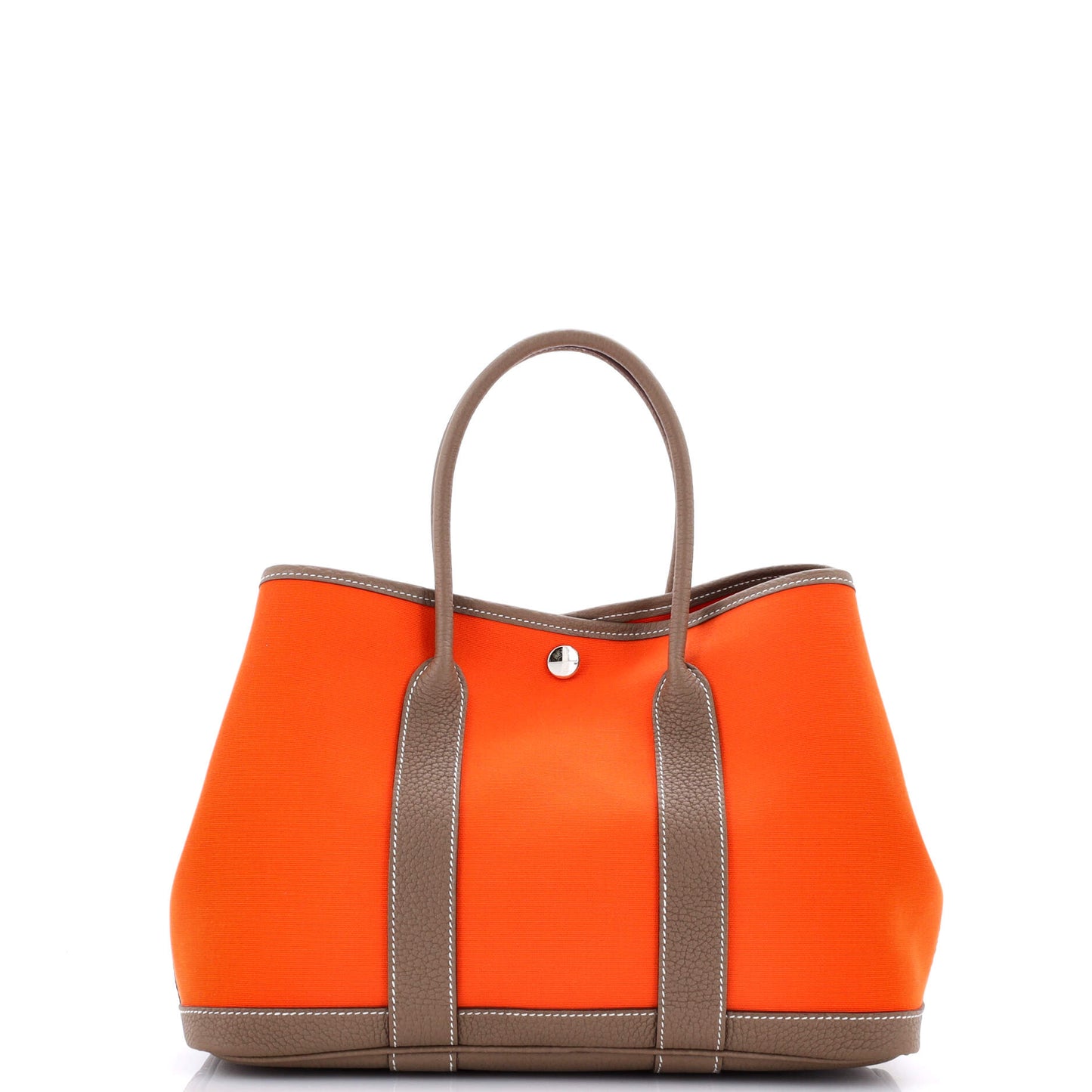 Garden Party Tote Toile and Leather 30
