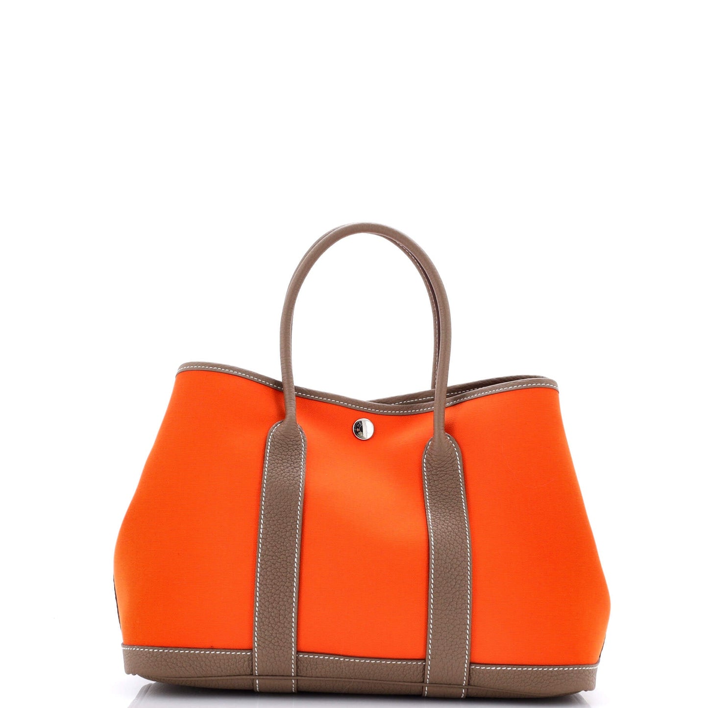 Garden Party Tote Toile and Leather 30