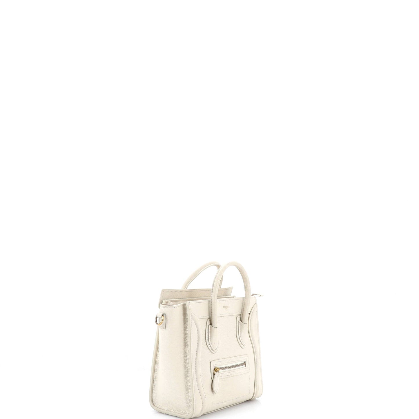 Luggage Bag Grainy Leather Nano
