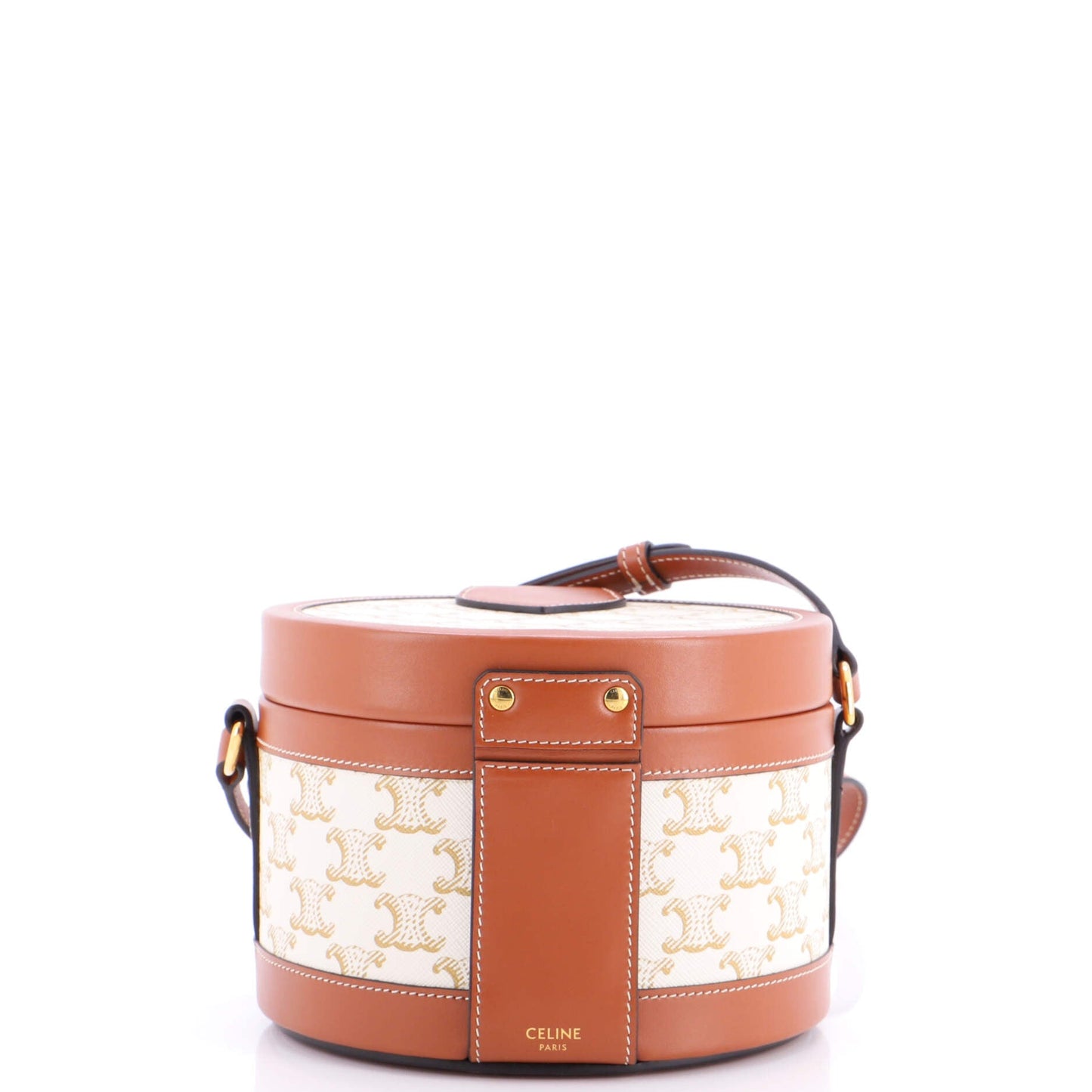 Tambour Bag Triomphe Coated Canvas Medium