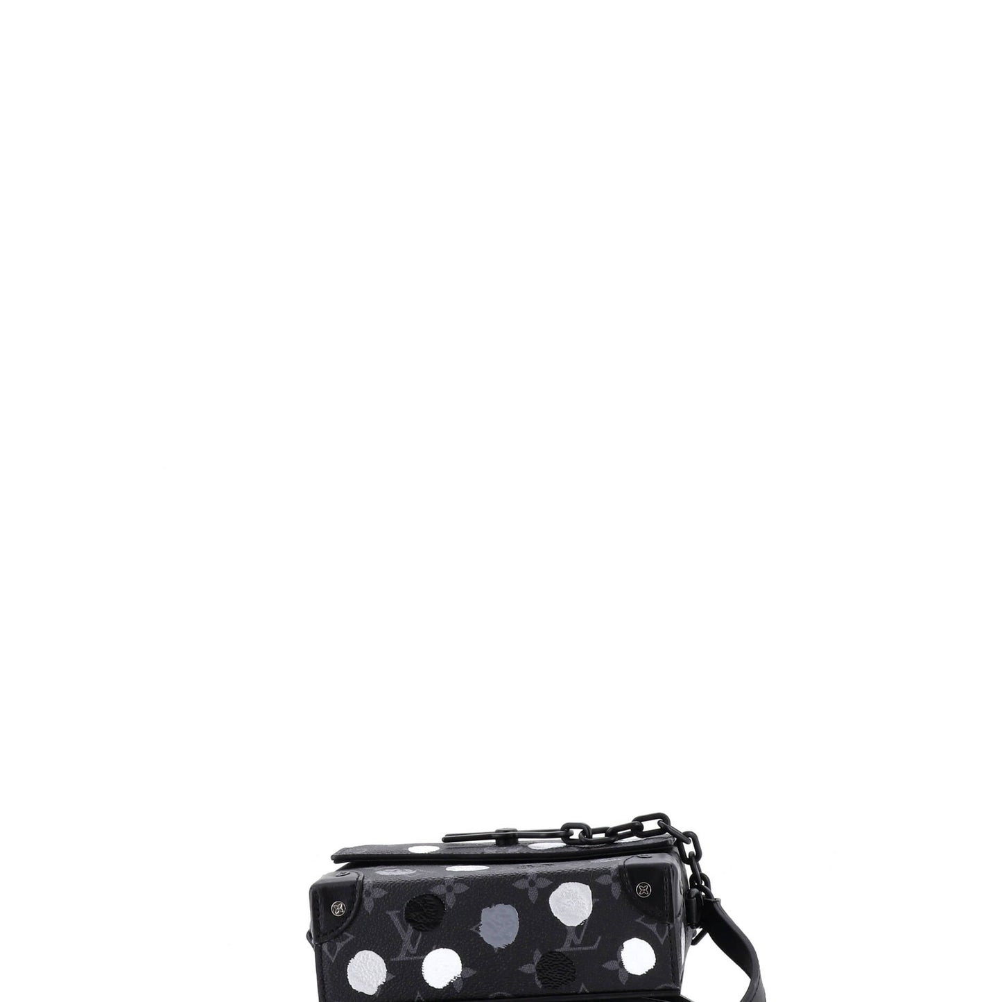 Steamer Wearable Wallet Yayoi Kusama Painted Dots Monogram Eclipse Canvas