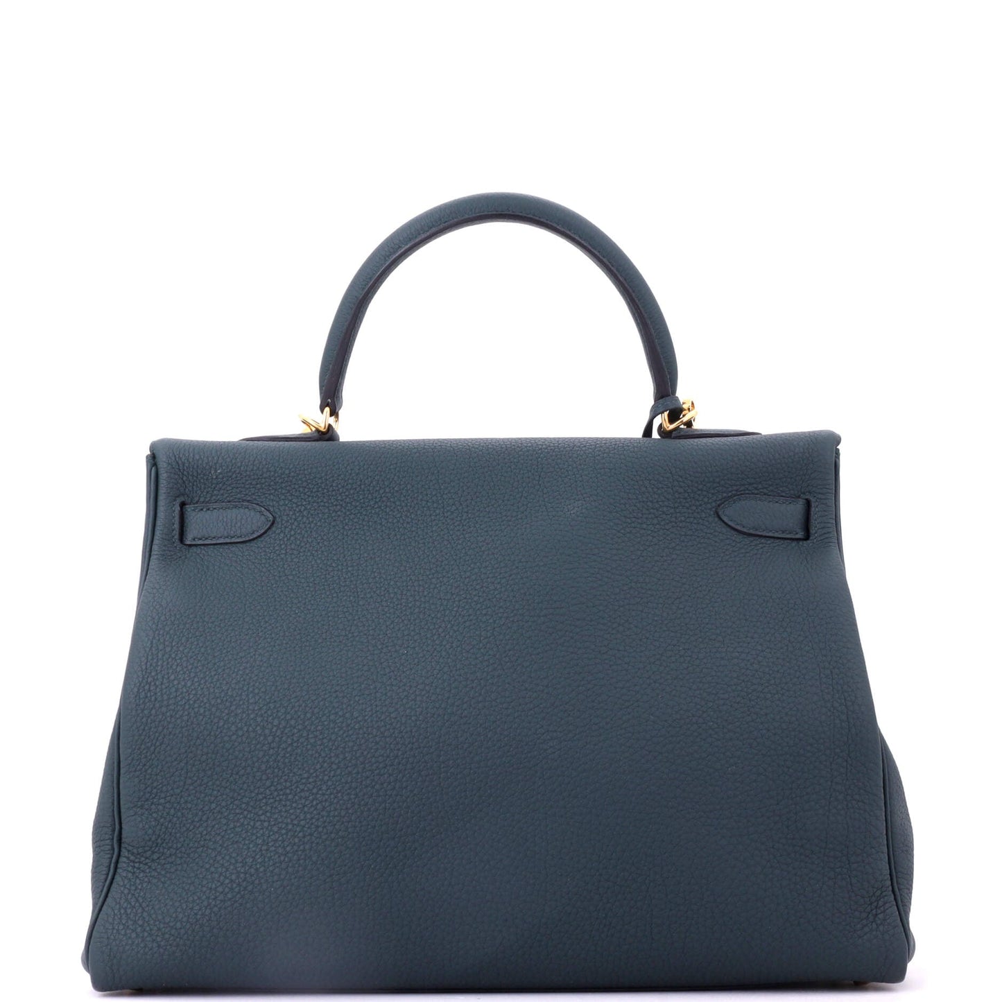 Kelly Handbag Vert Cypress Togo with Gold Hardware 35