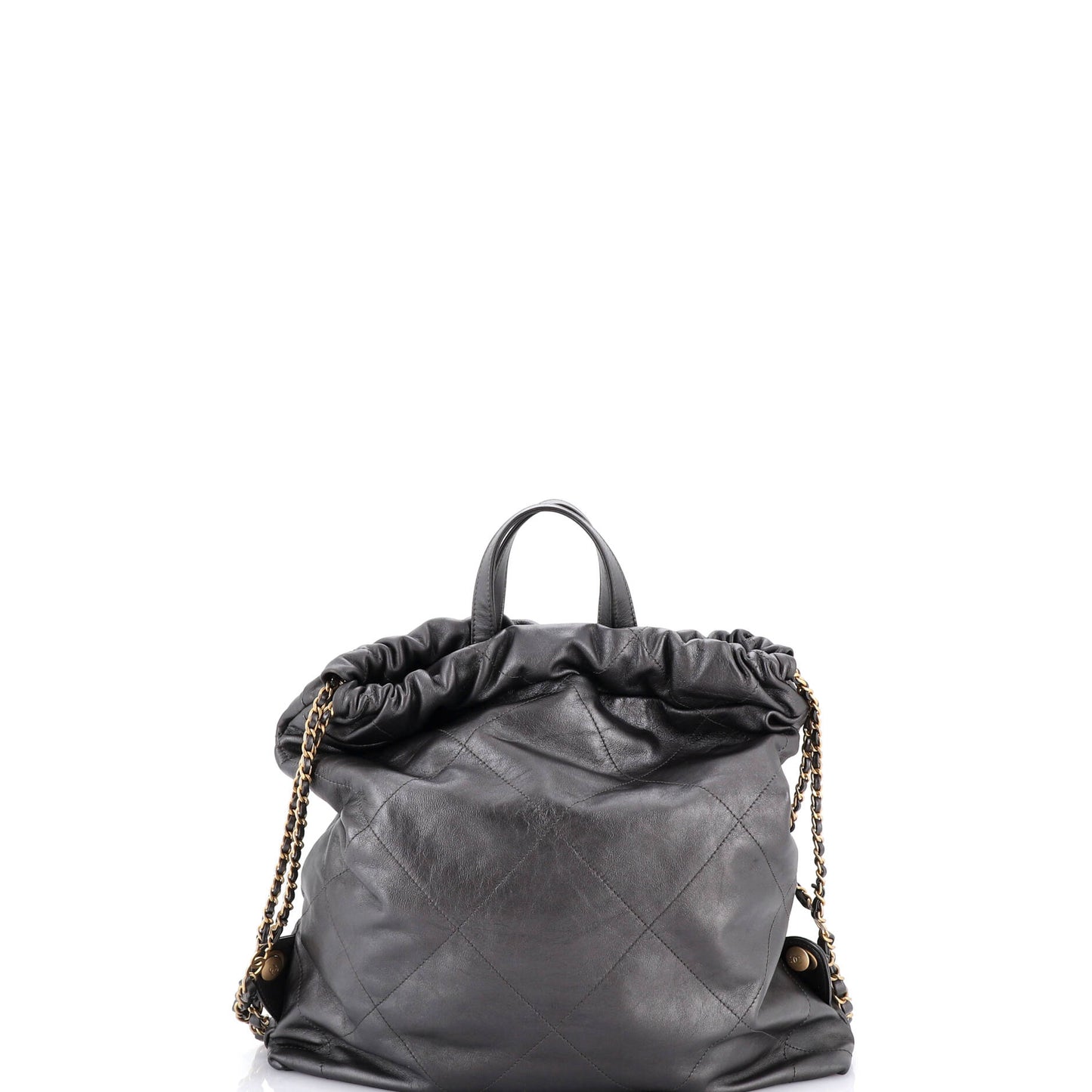 22 Chain Backpack Quilted Calfskin Large