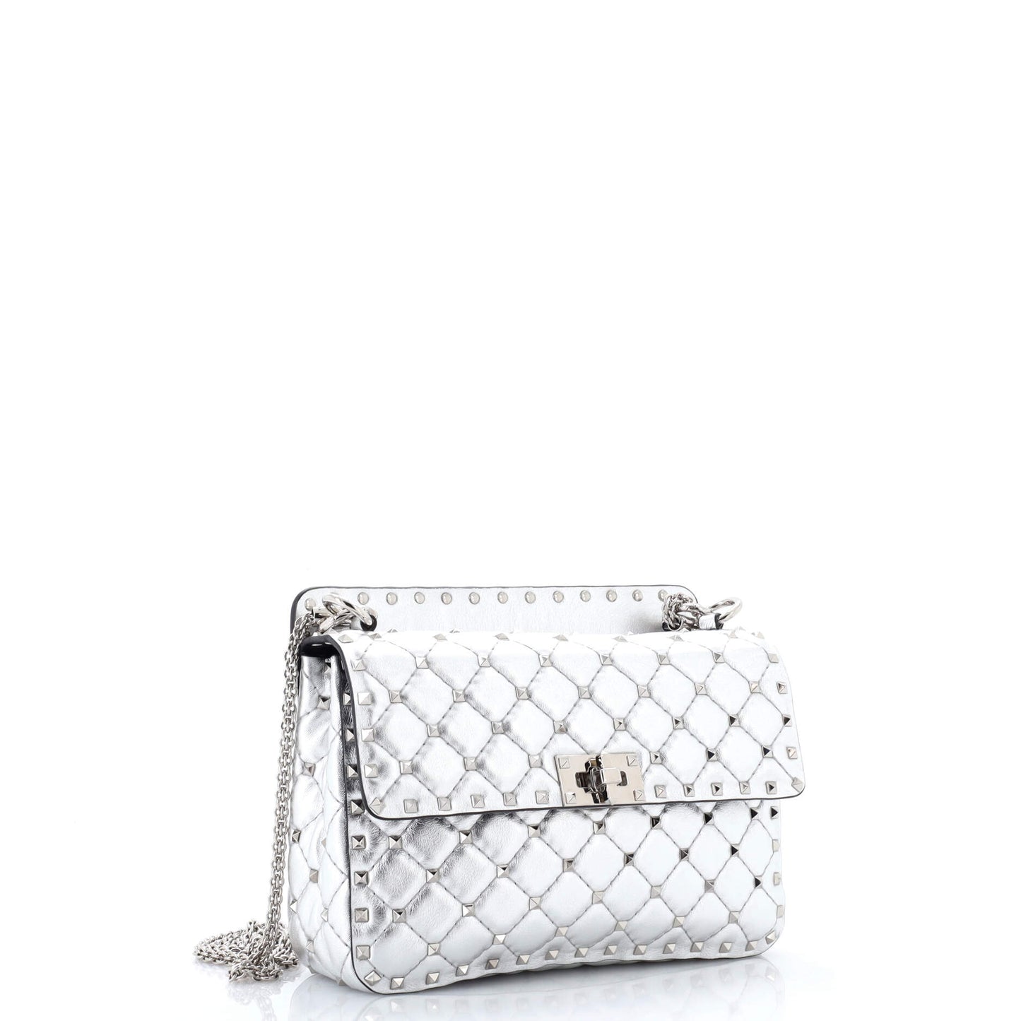 Rockstud Spike Flap Bag Quilted Leather Medium