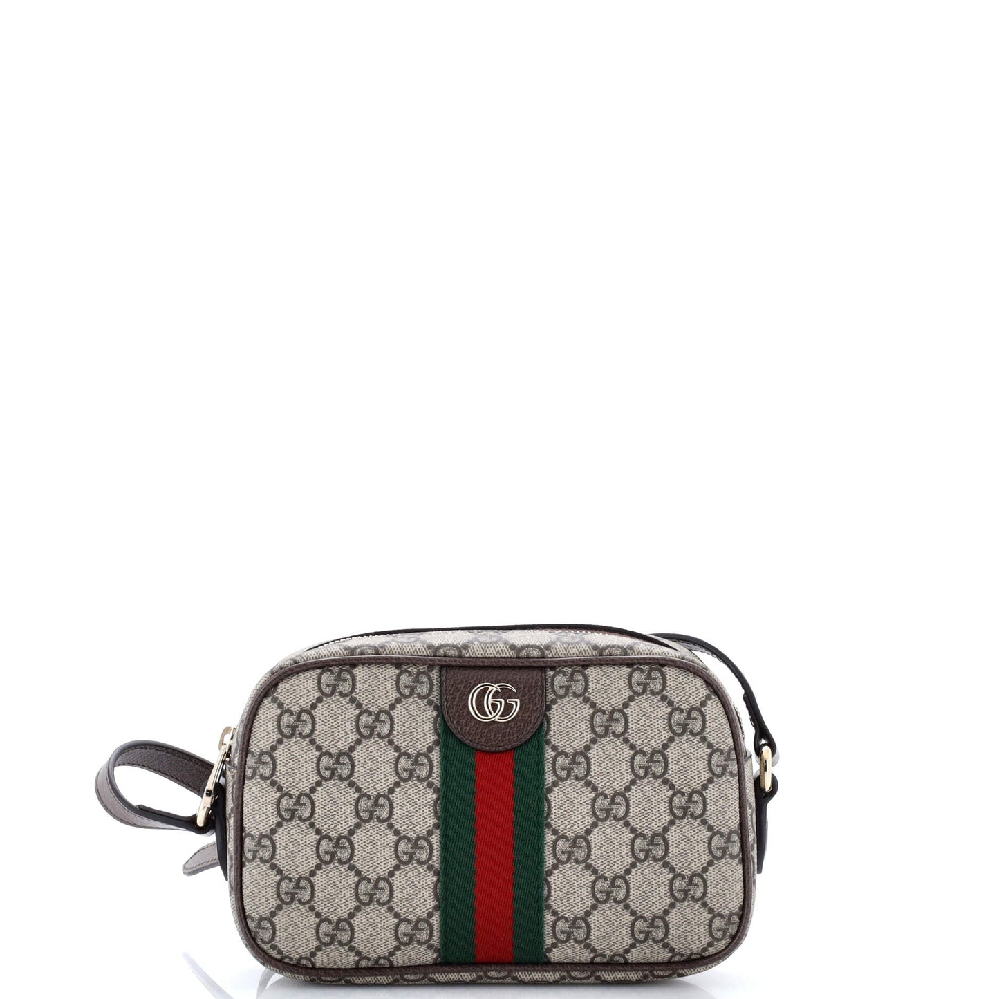 Ophidia Camera Bag GG Coated Canvas and Leather Small