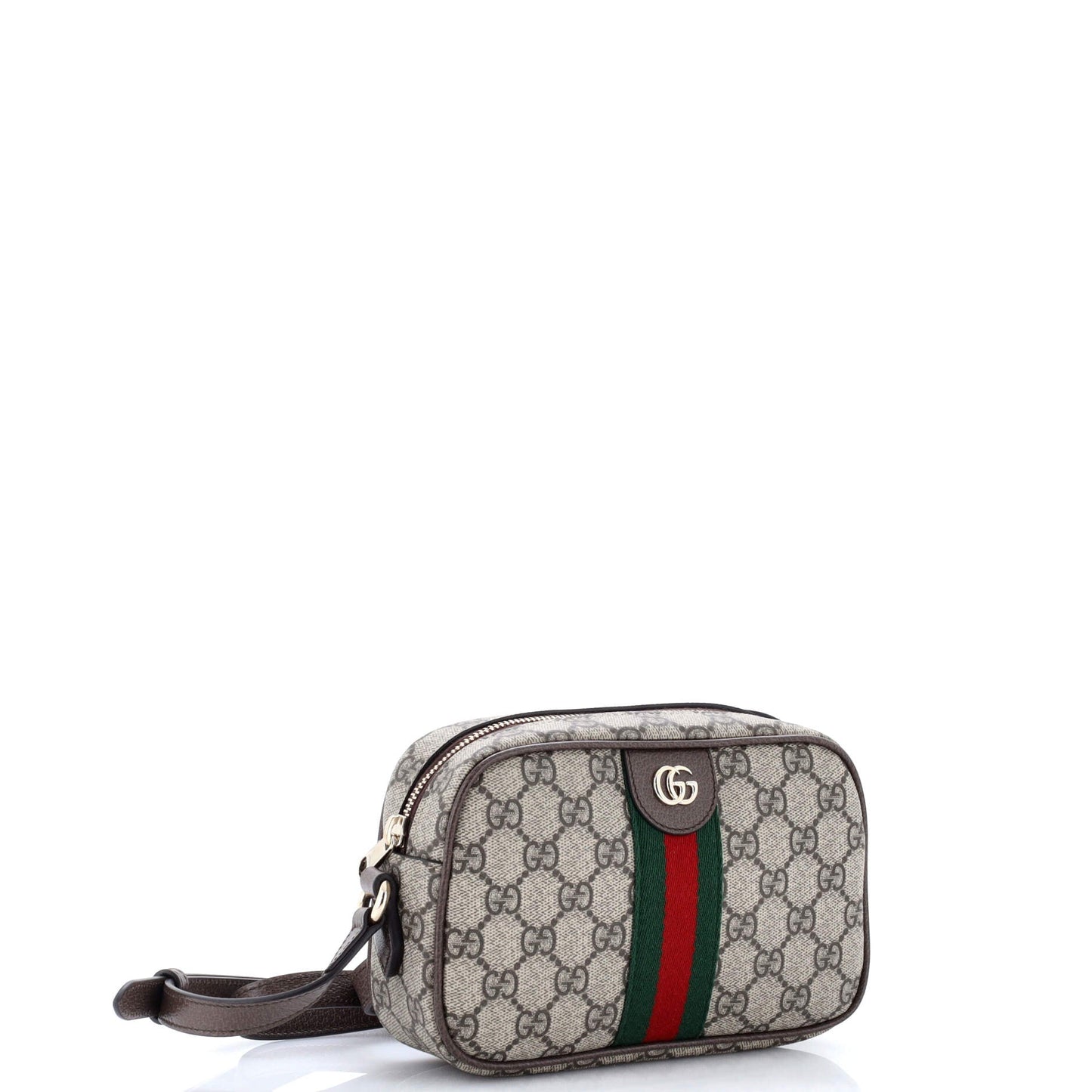 Ophidia Camera Bag GG Coated Canvas and Leather Small