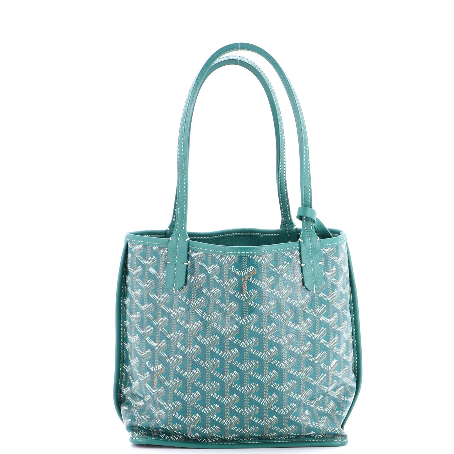 Anjou Reversible Tote Coated Canvas Mini