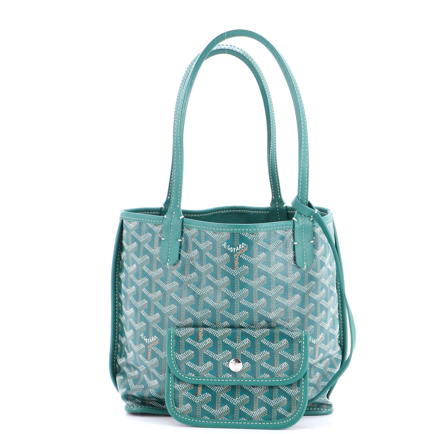 Anjou Reversible Tote Coated Canvas Mini