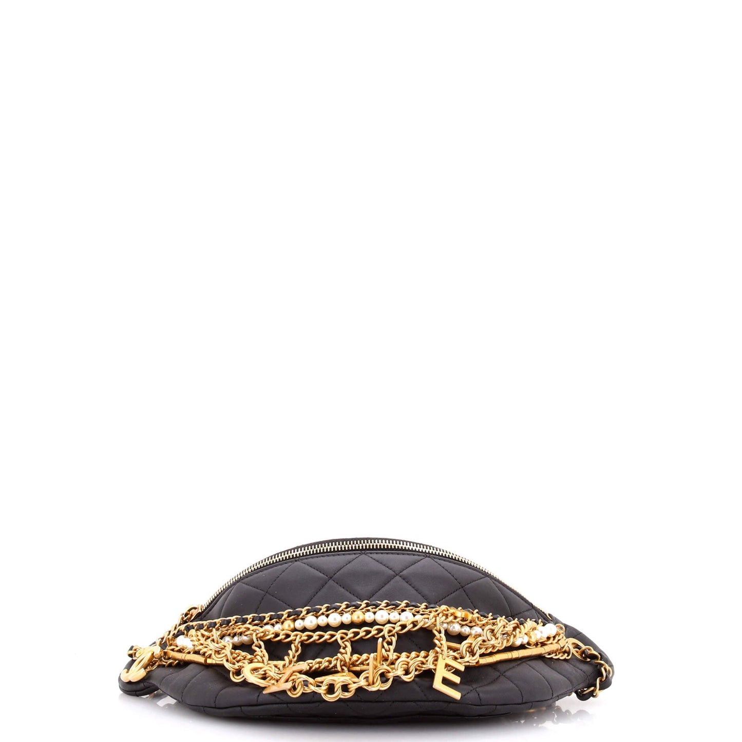 All About Chains Waist Bag Quilted Lambskin