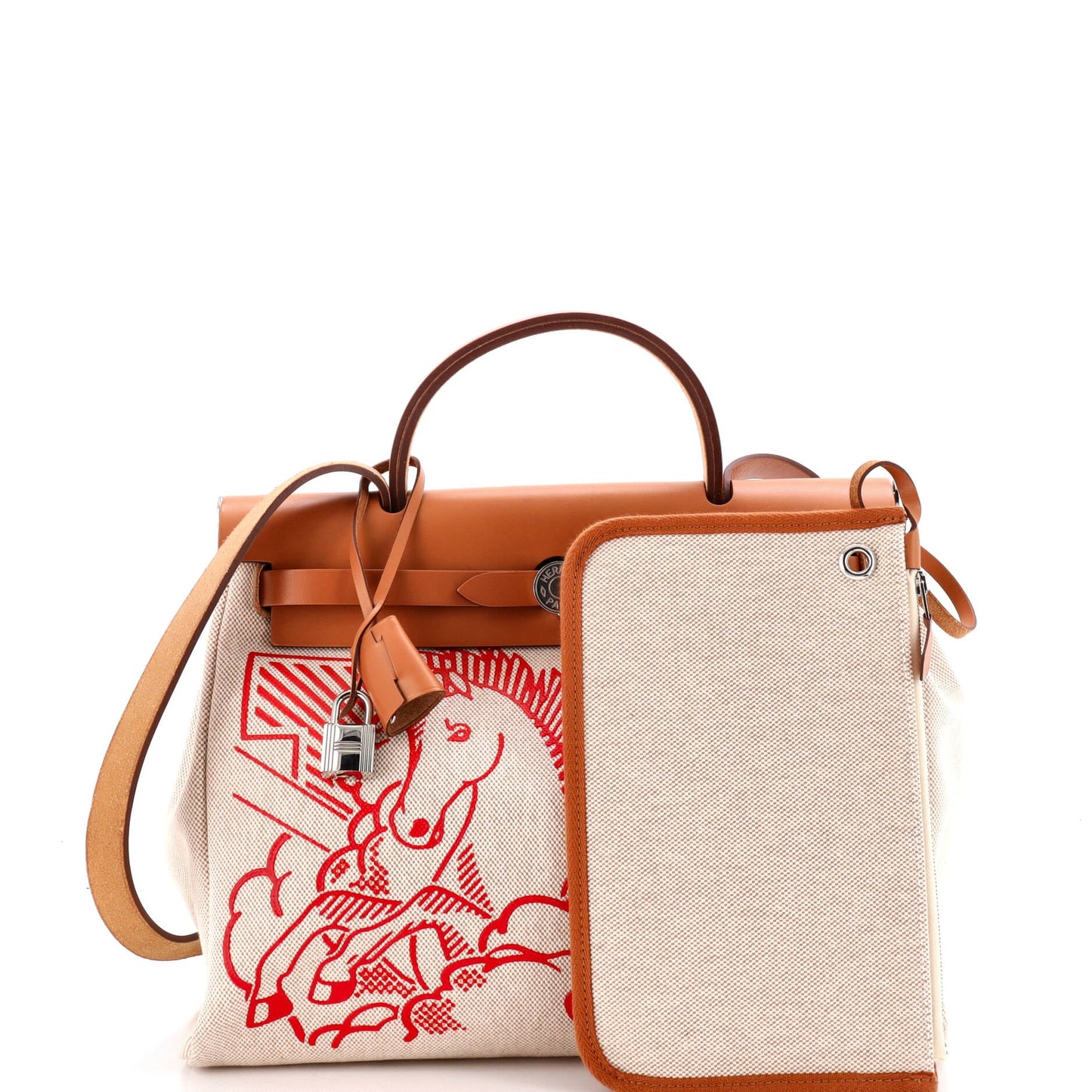Herbag Zip Pegase Pop Toile and Leather 31