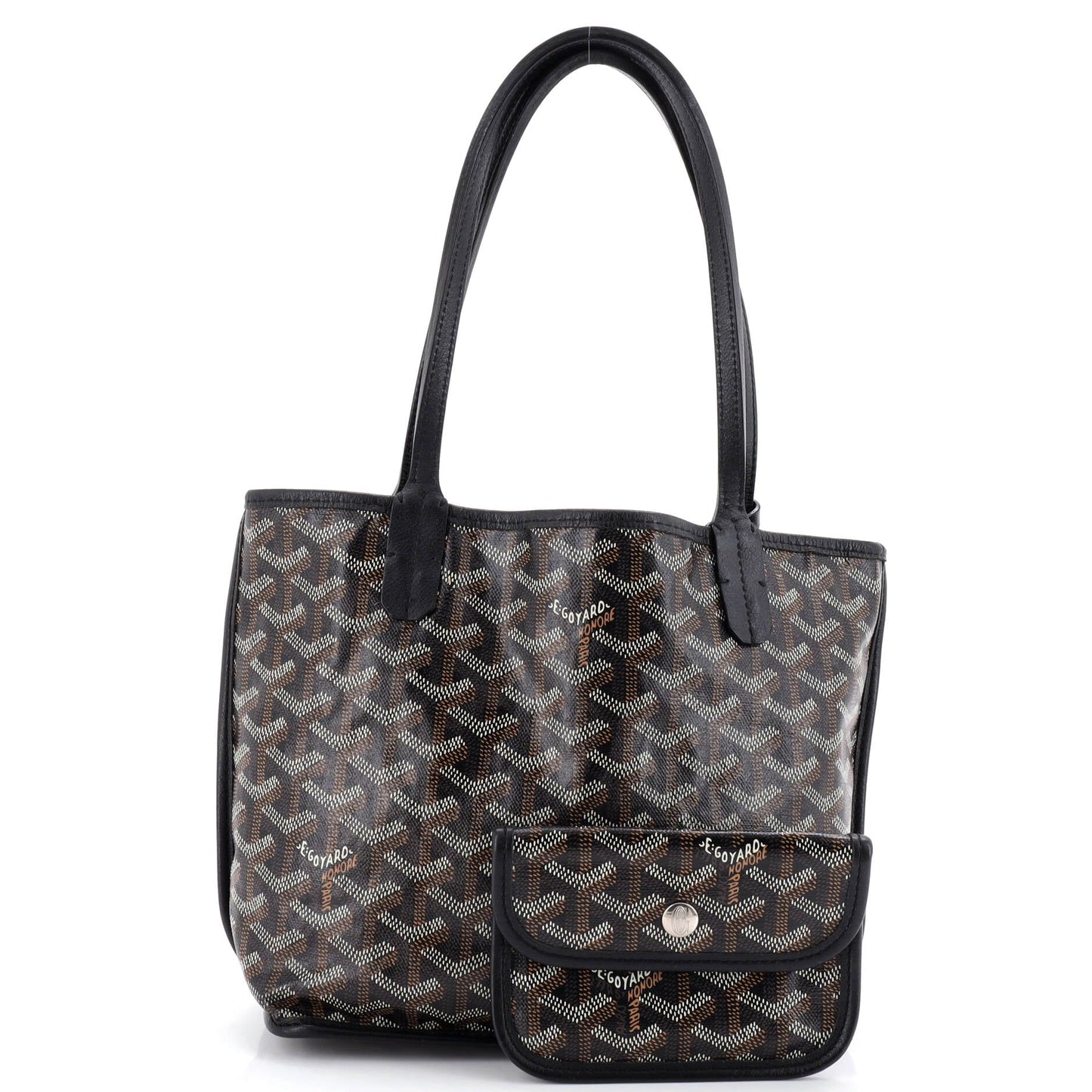 Anjou Reversible Tote Coated Canvas Mini