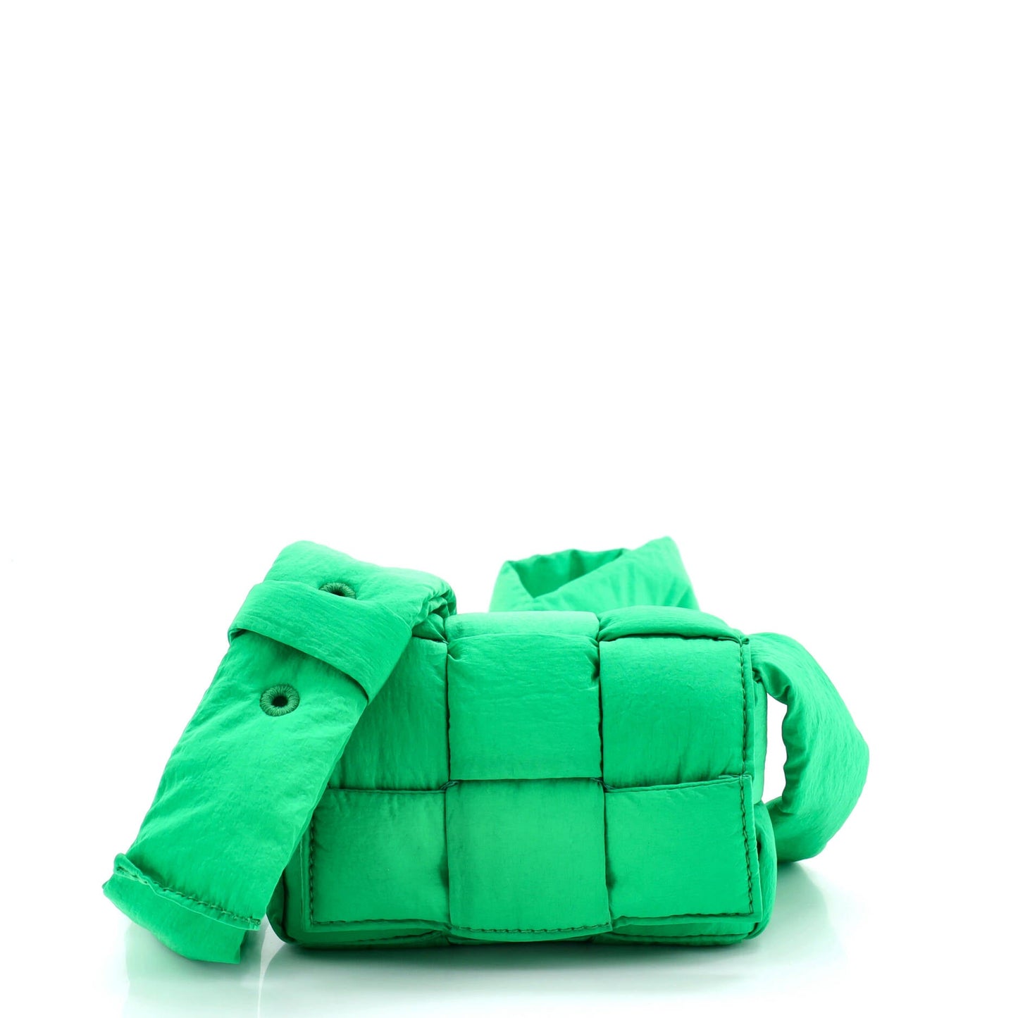 Cassette Crossbody Bag Maxi Intrecciato Nylon Extra Mini