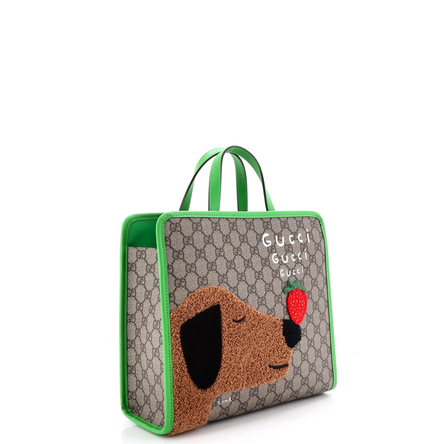 Children's Animal Tote GG Coated Canvas with Applique Small
