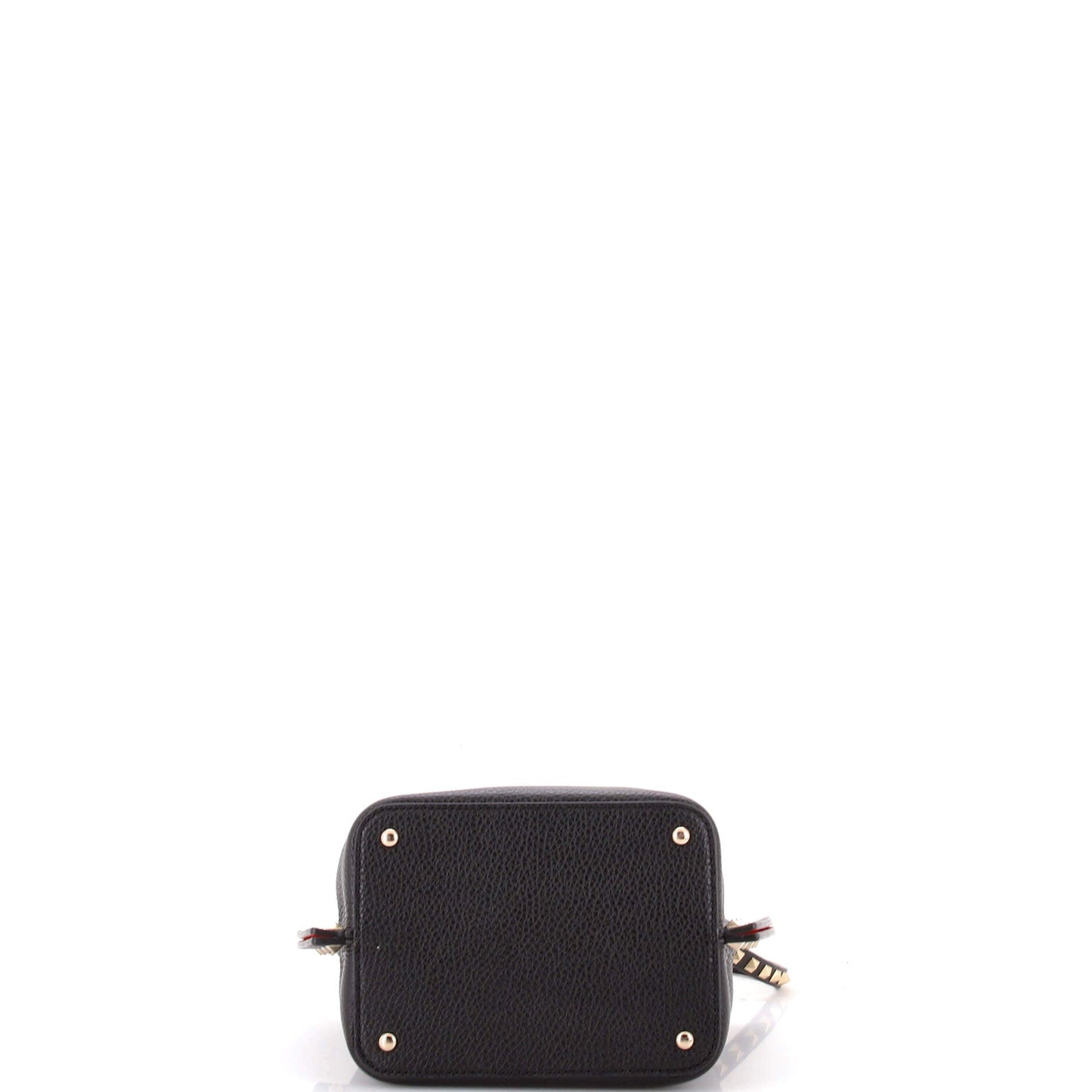 Rockstud Convertible Top Handle Open Tote Leather Mini