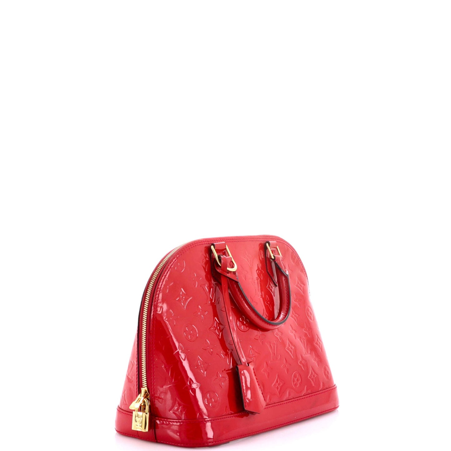 Alma Handbag Monogram Vernis PM