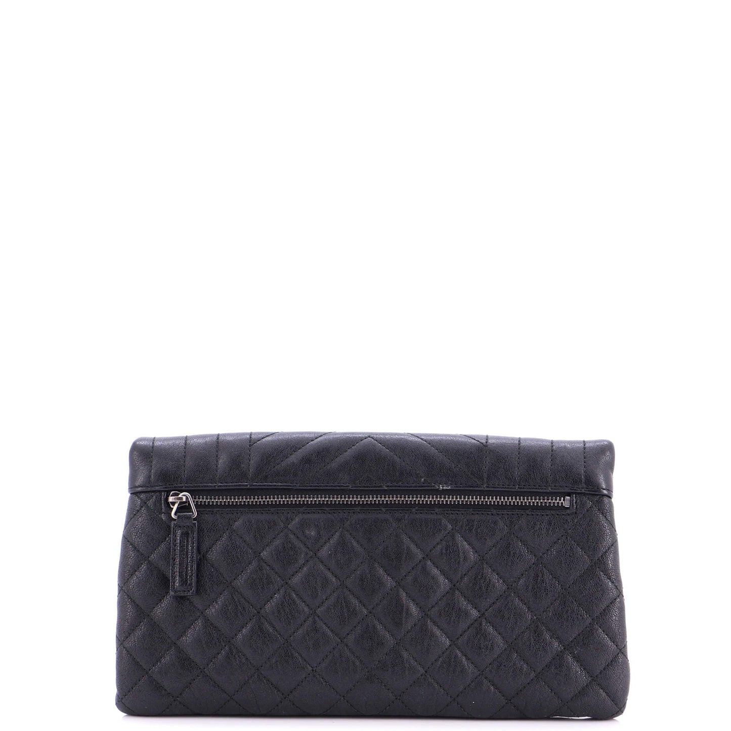Classic Monogram Fold Over Clutch Mixed Matelasse Leather