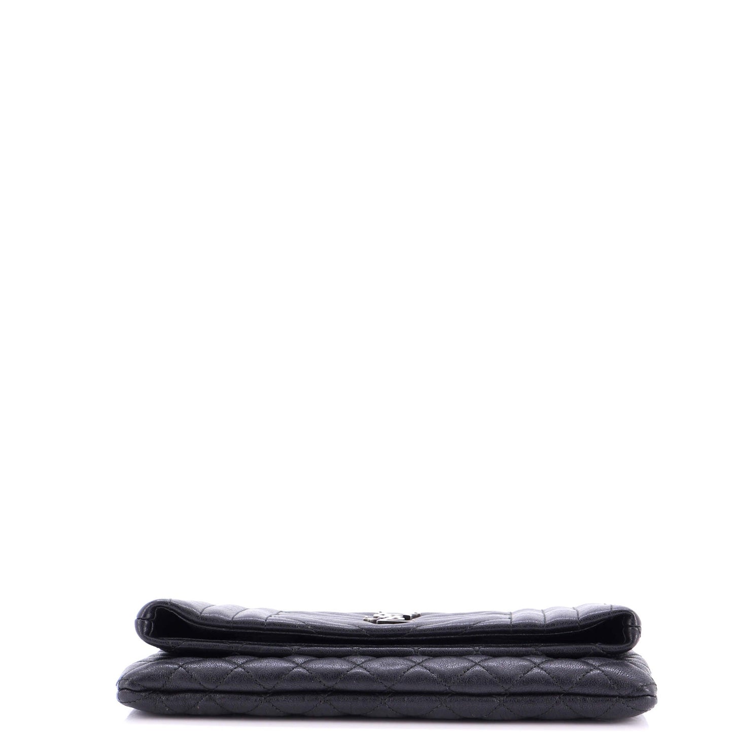 Classic Monogram Fold Over Clutch Mixed Matelasse Leather
