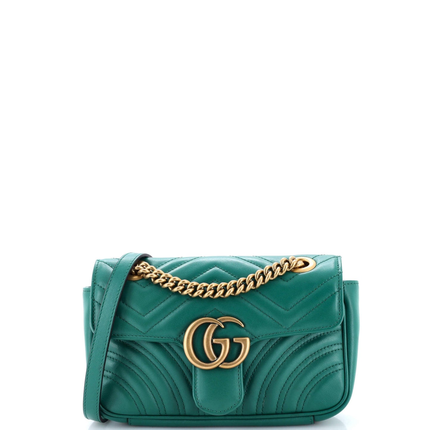 GG Marmont Flap Bag Matelasse Leather Mini