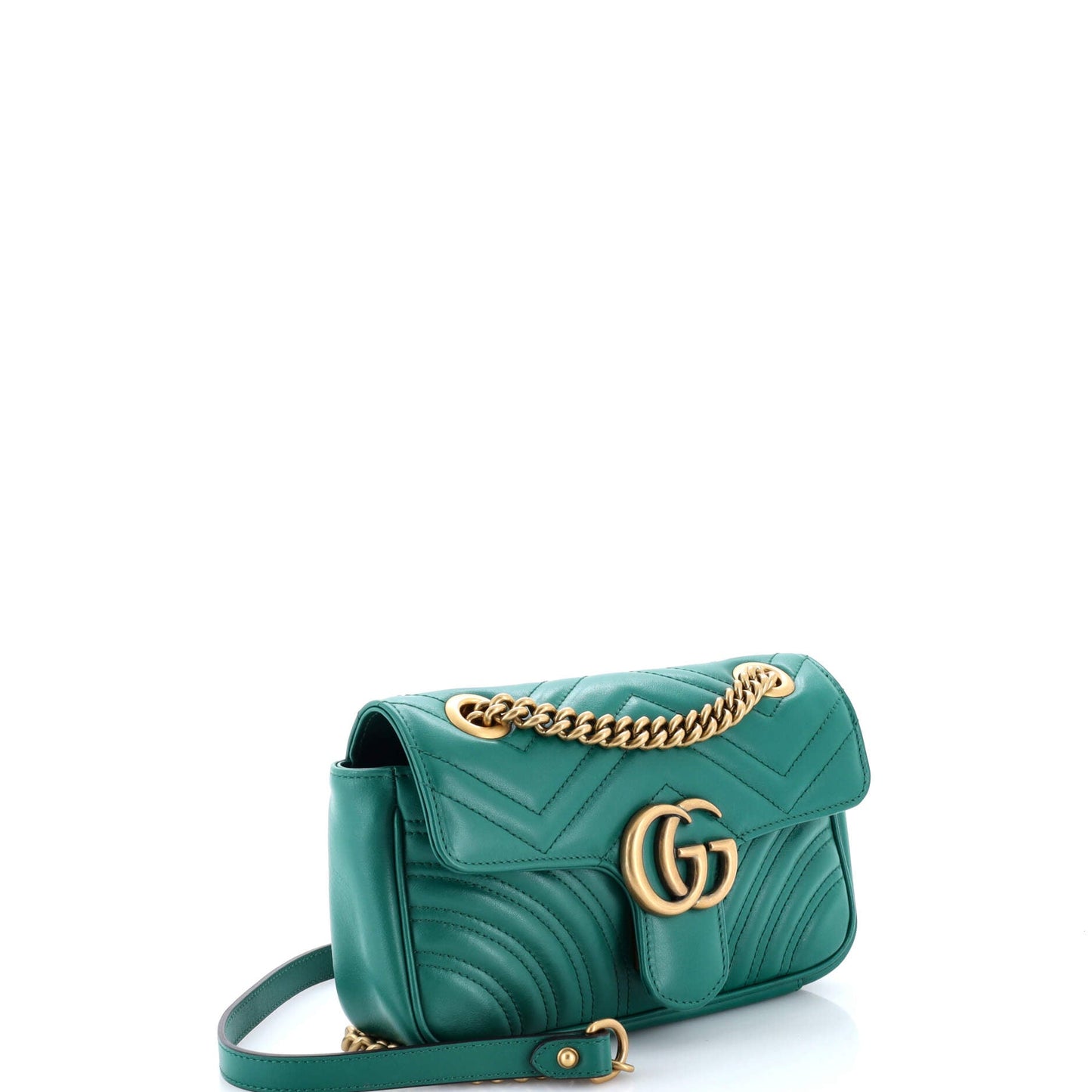 GG Marmont Flap Bag Matelasse Leather Mini