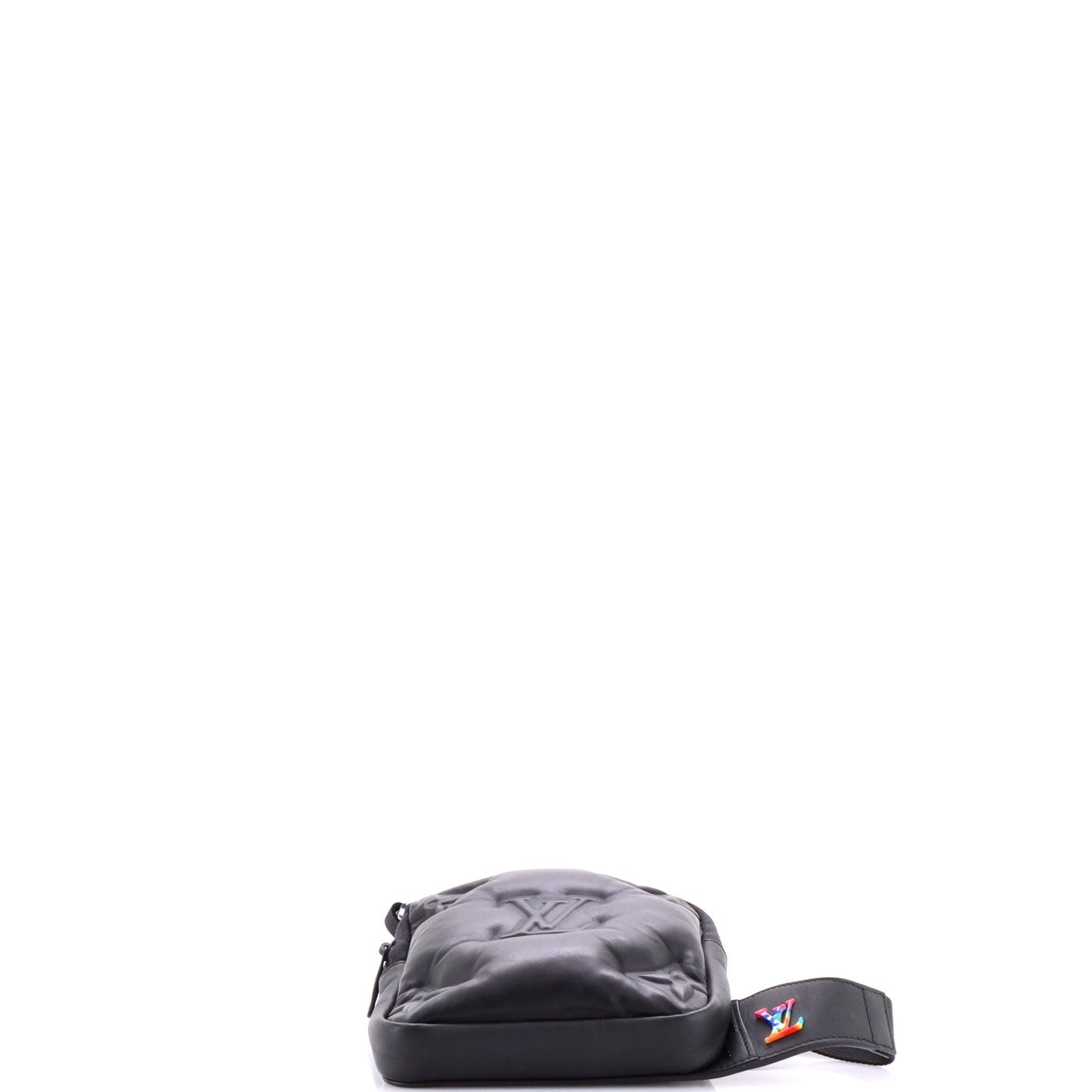 A4 Asymmetrical Sling Bag Monogram Puffer Lambskin