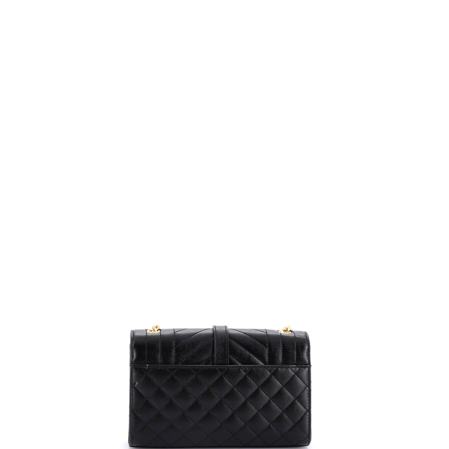 Classic Monogram Envelope Satchel Mixed Matelasse Leather Small