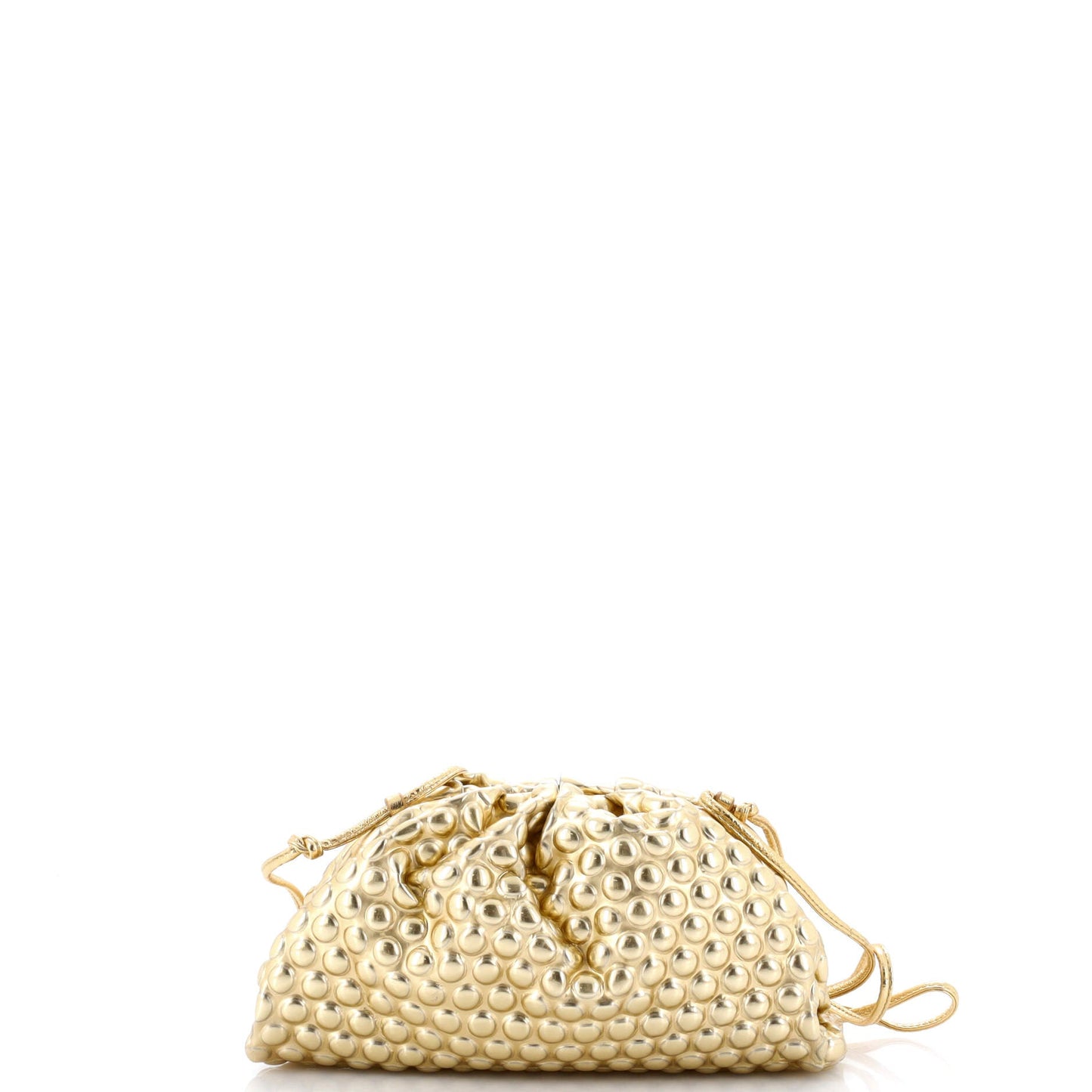 The Pouch Bubble Wrap Textured Leather Mini