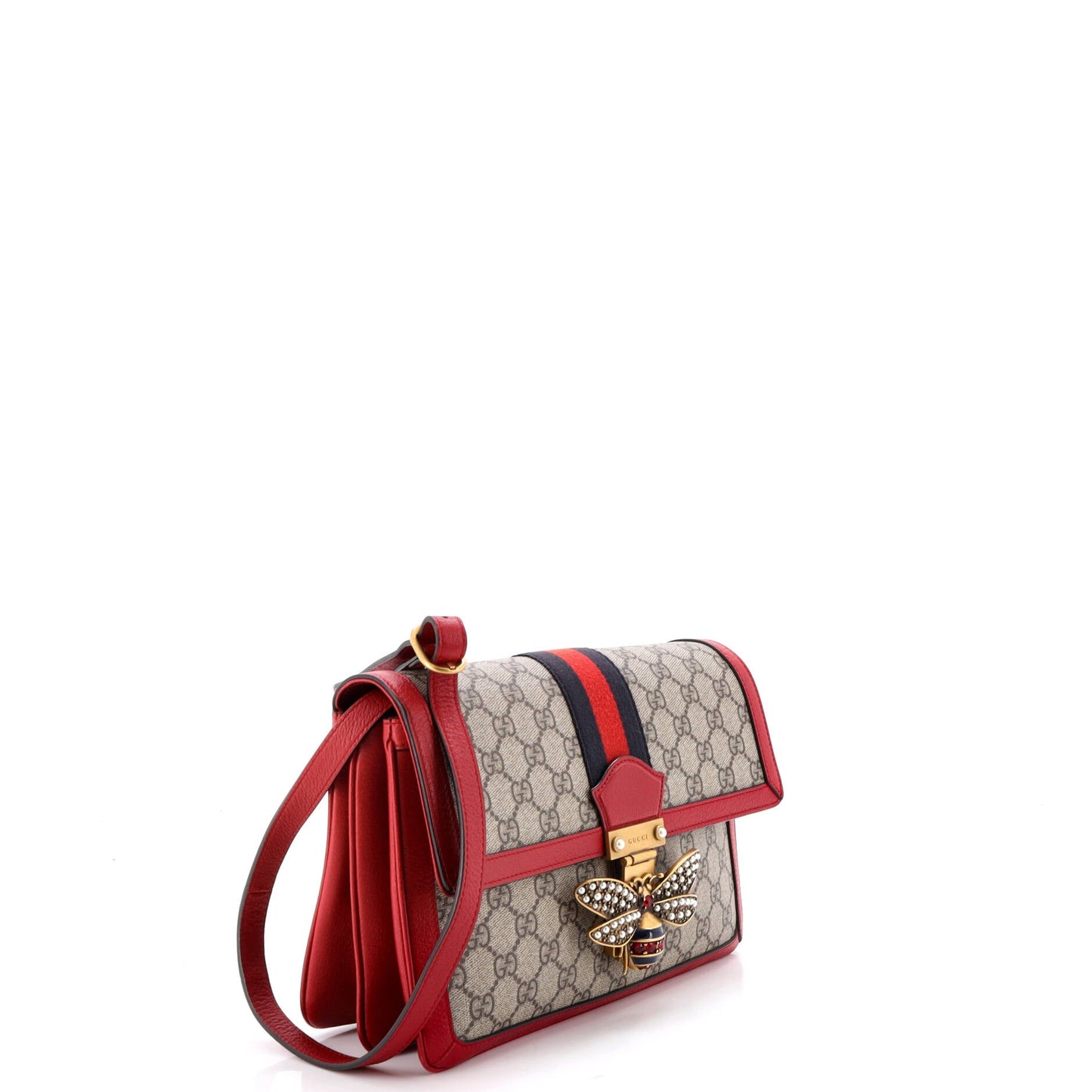 Queen Margaret Shoulder Bag GG Coated Canvas Medium