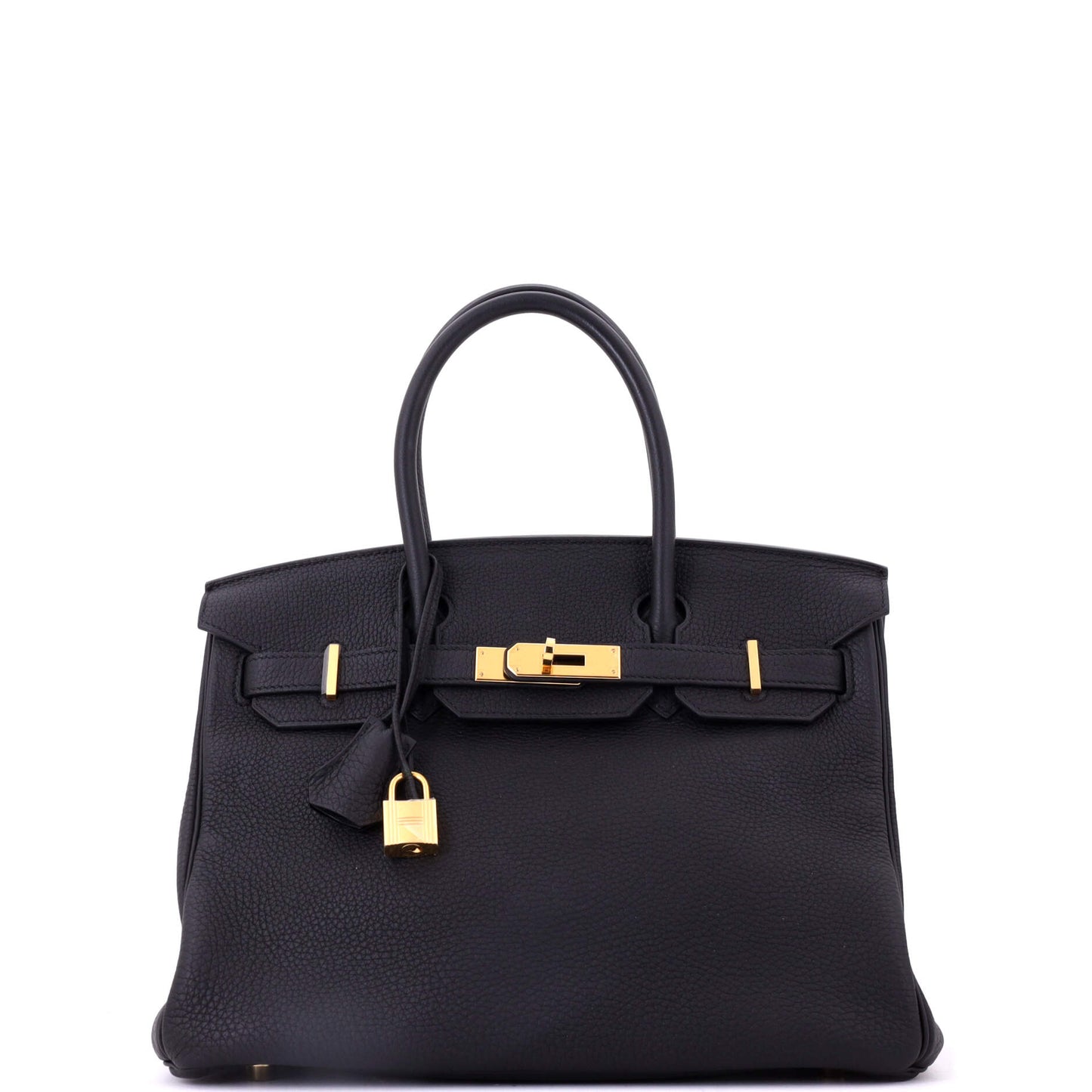 Birkin Handbag Noir Togo with Gold Hardware 30