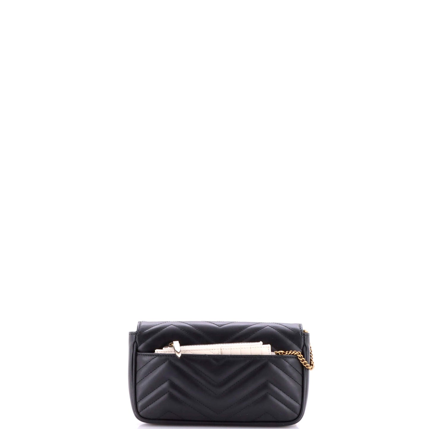 GG Marmont Wallet on Chain Matelasse Leather Mini