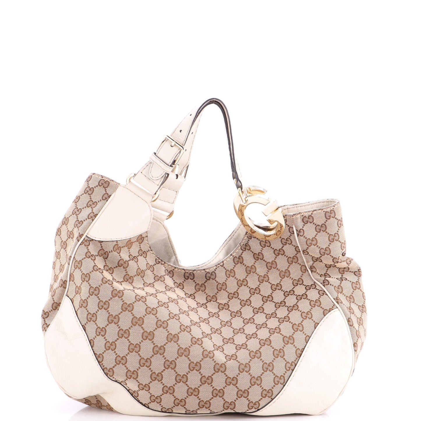 Charlotte Tote GG Canvas with Leather Large
