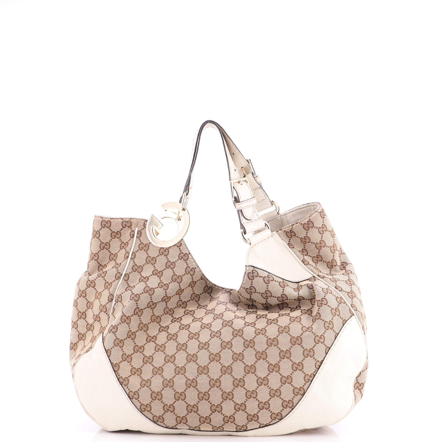 Charlotte Tote GG Canvas with Leather Large