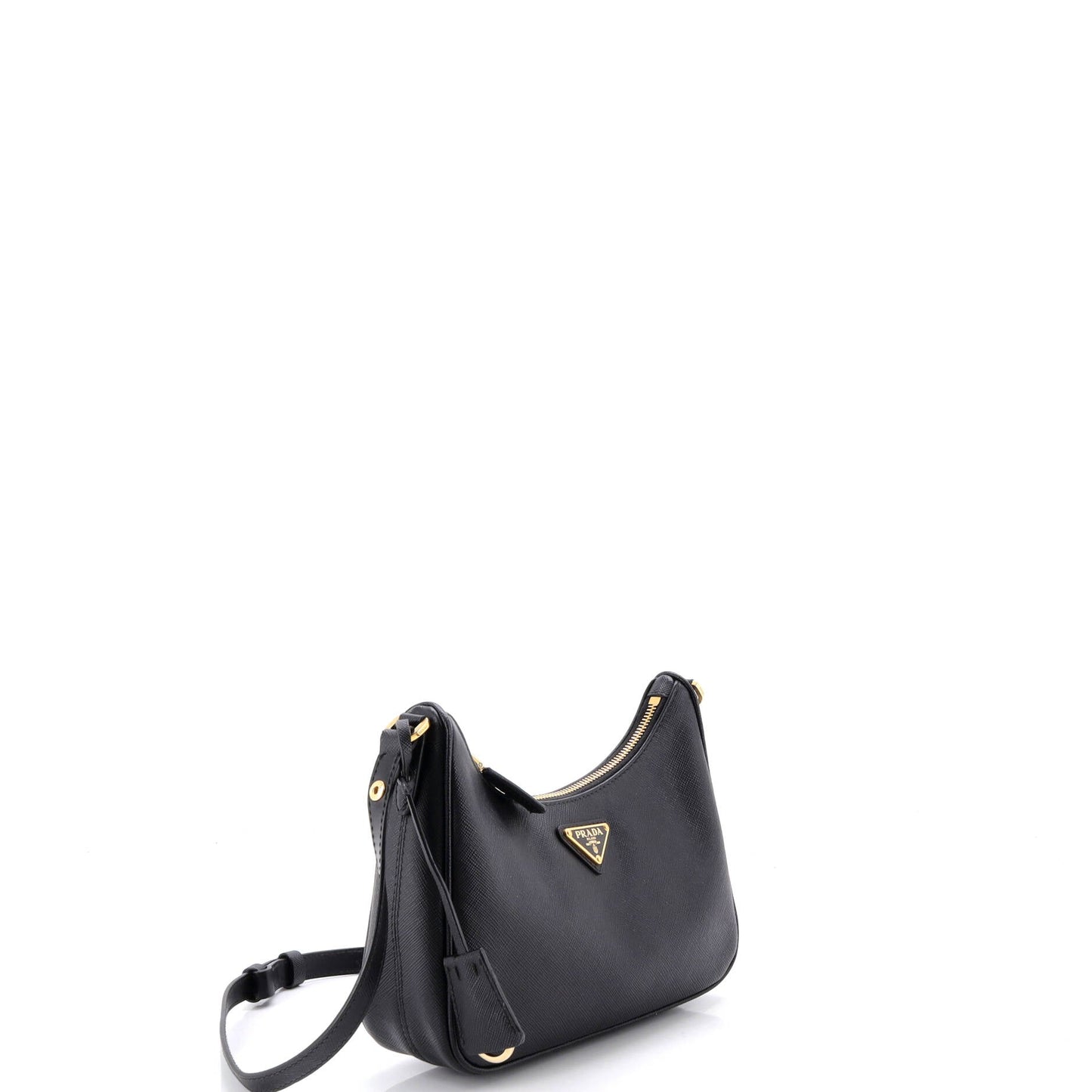 Re-Edition Hobo Saffiano Leather Mini