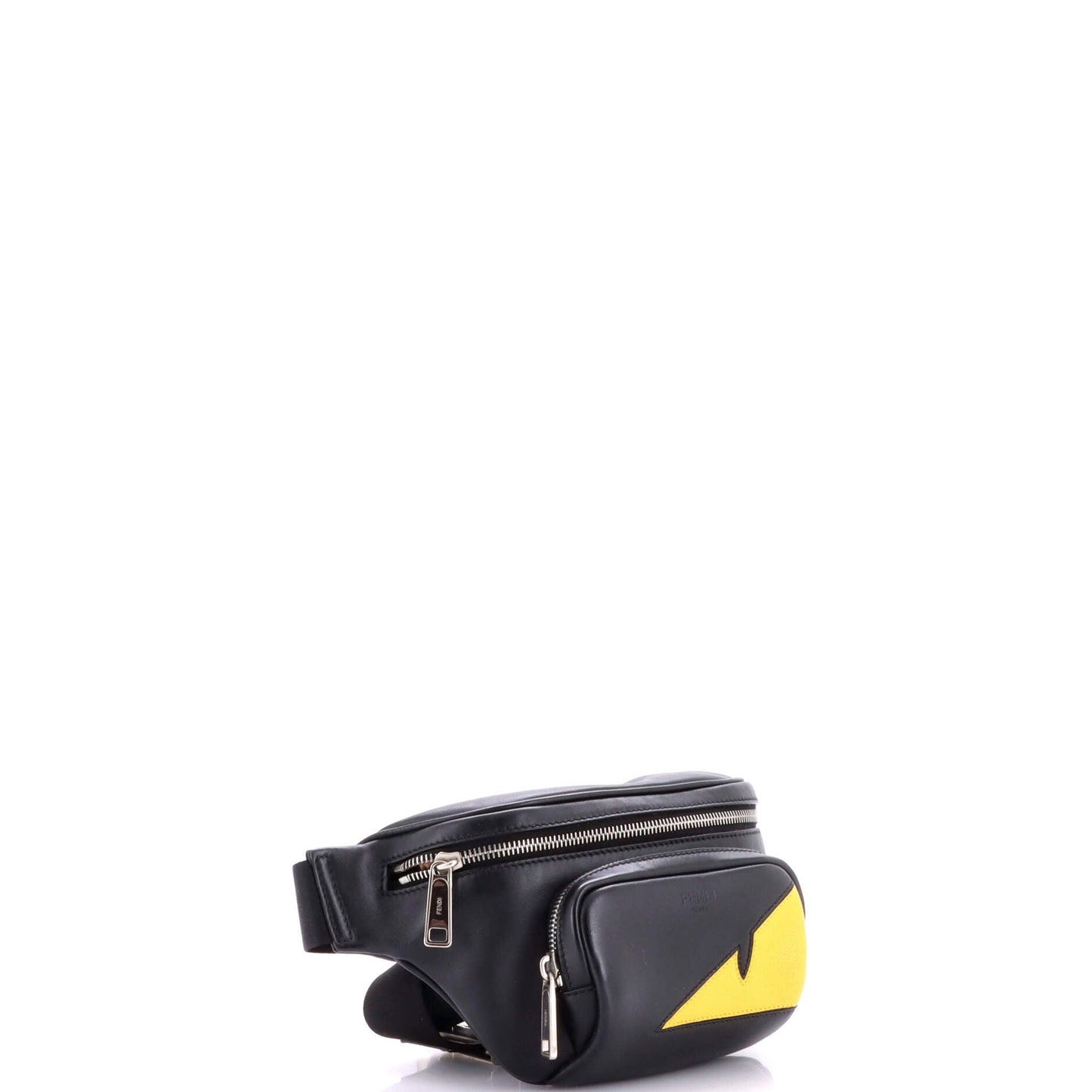 Front Pocket Monster Waist Bag Leather