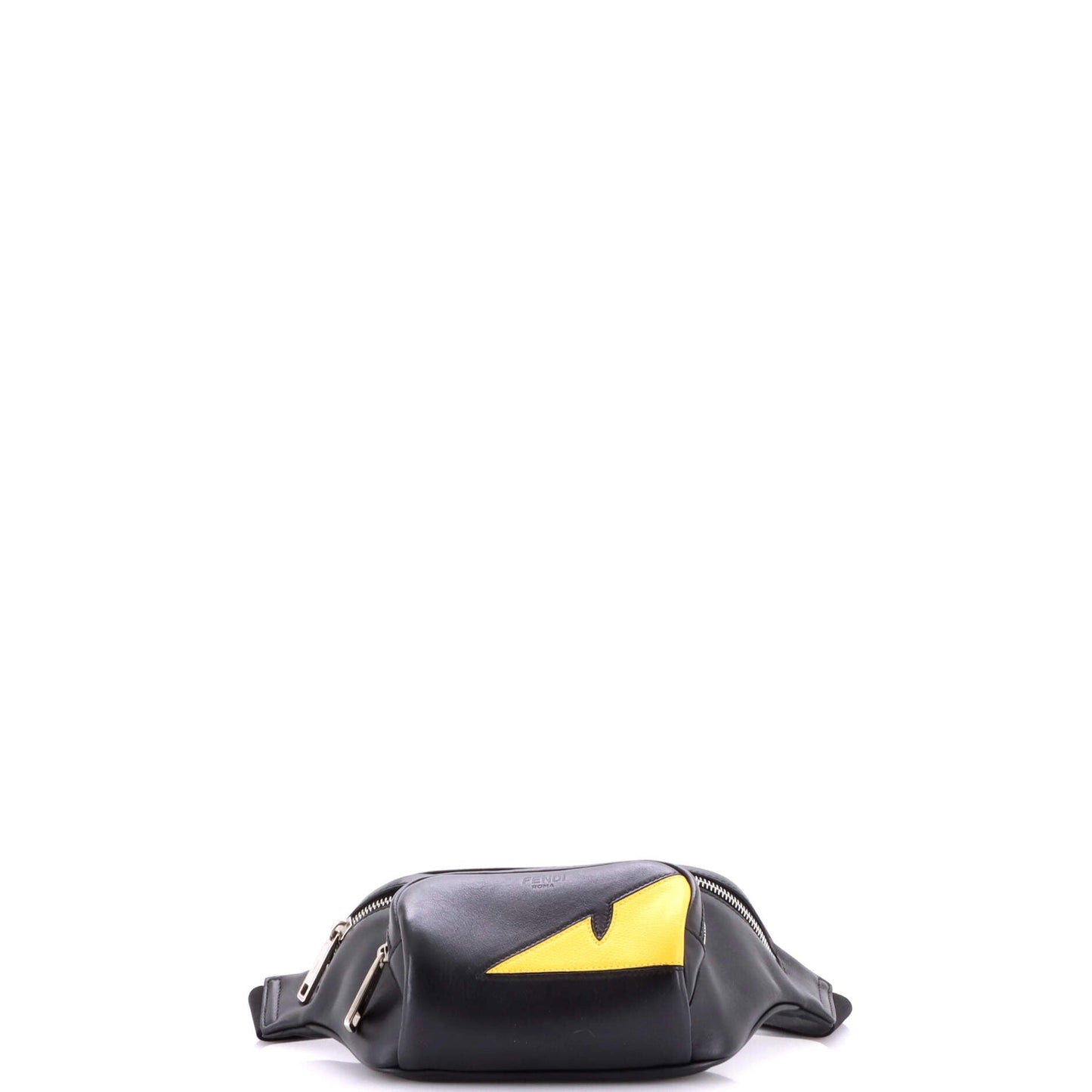 Front Pocket Monster Waist Bag Leather
