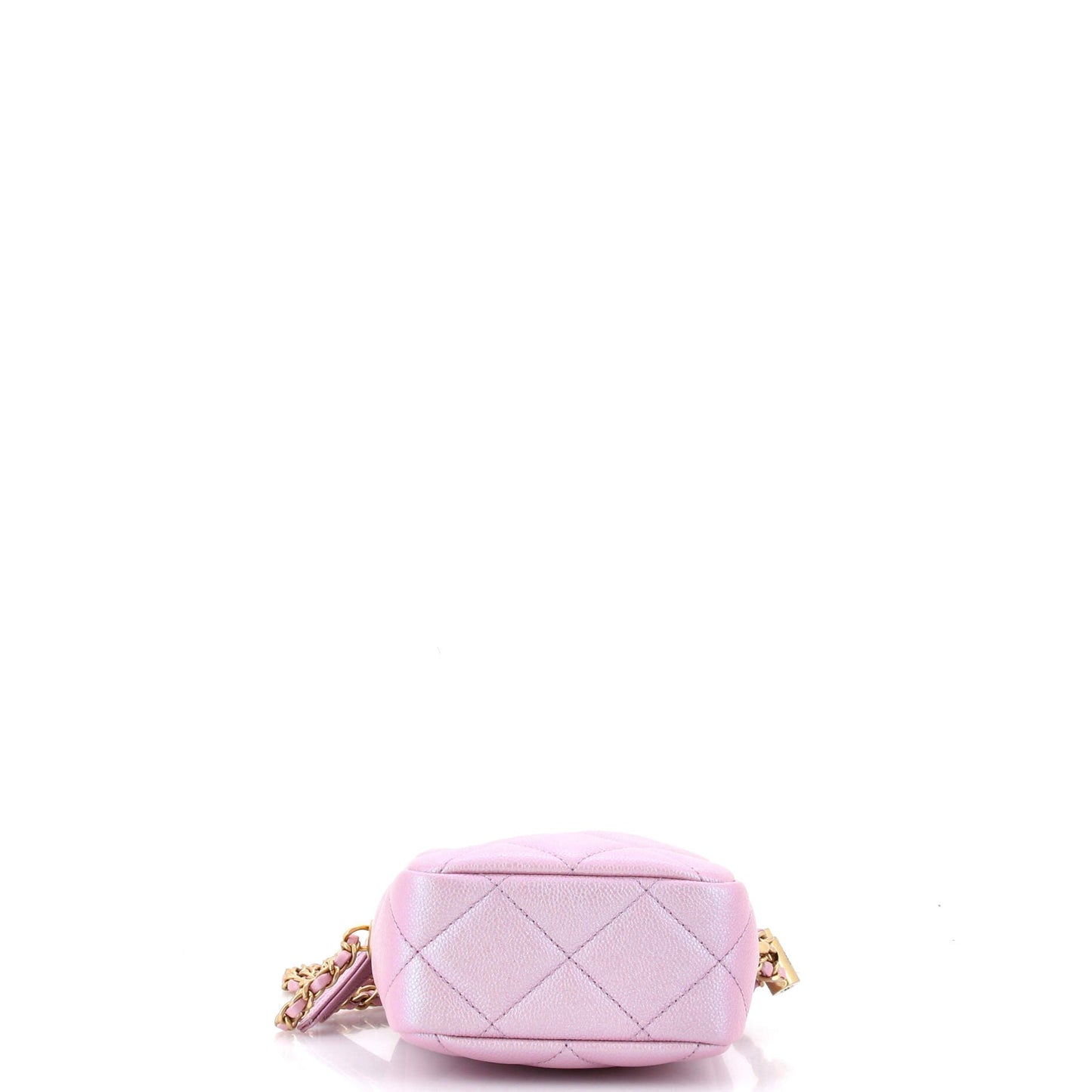 My Perfect Adjustable Chain Camera Bag Quilted Iridescent Caviar Vertical