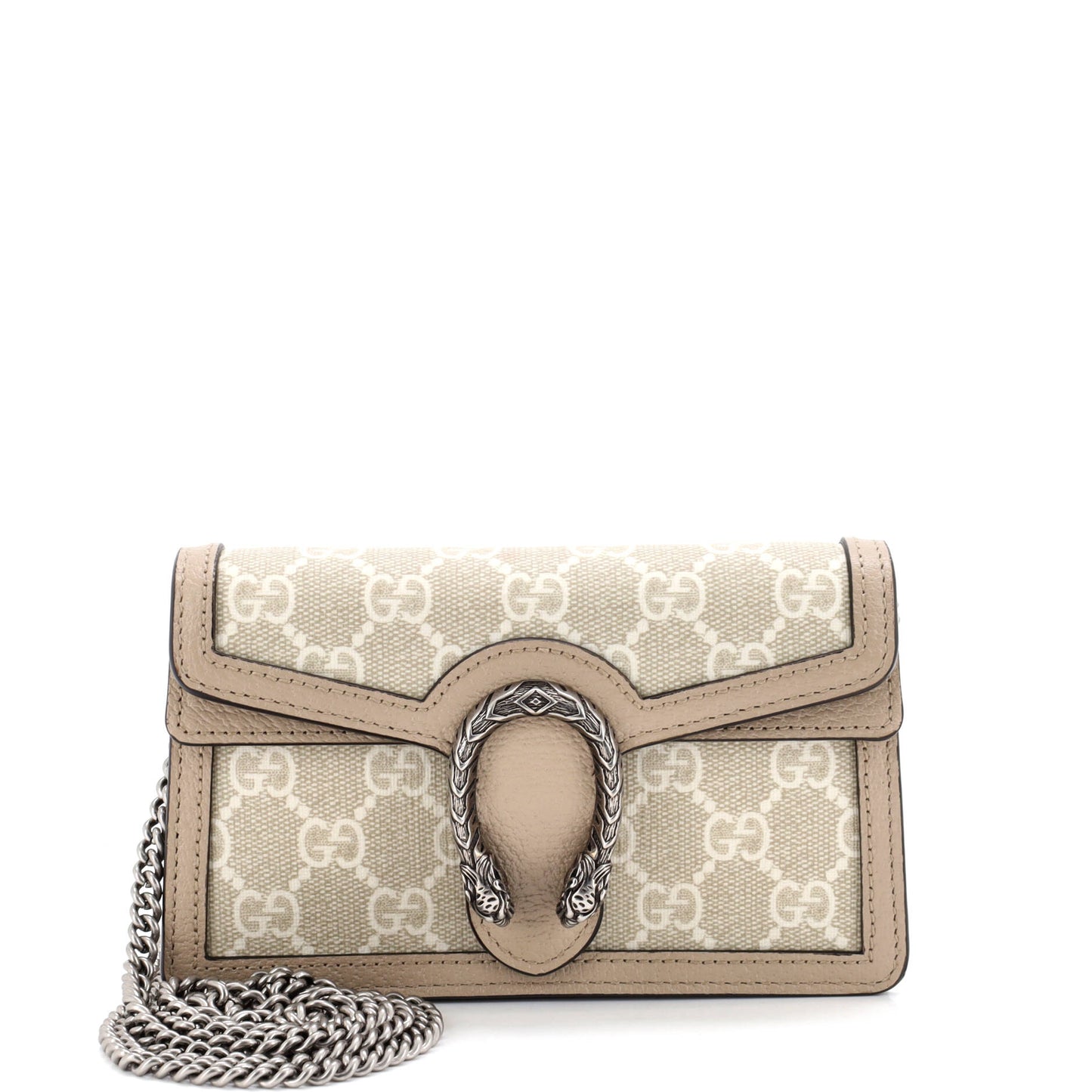 Dionysus Bag GG Coated Canvas with Leather Super Mini