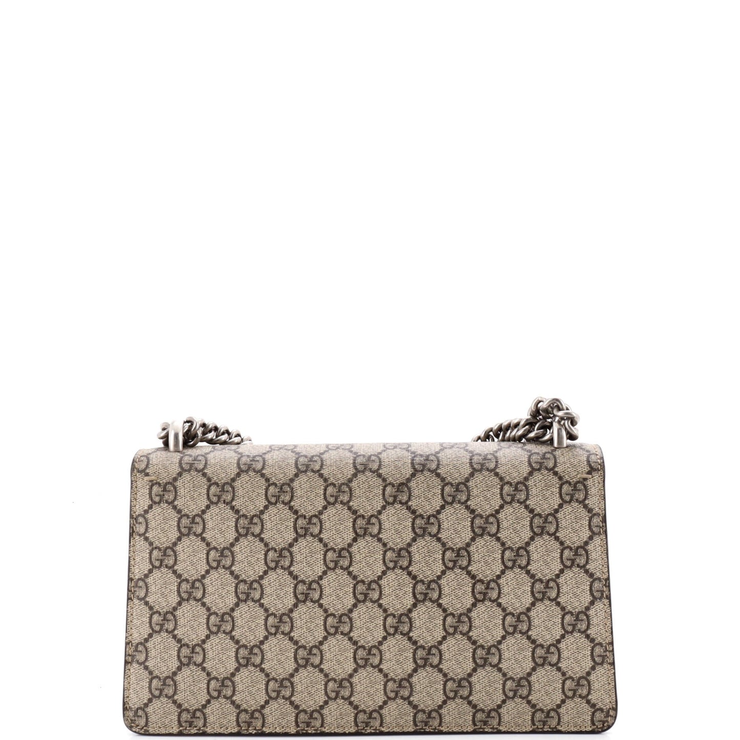 Dionysus Bag GG Coated Canvas with Crystal Embellished Metal Small