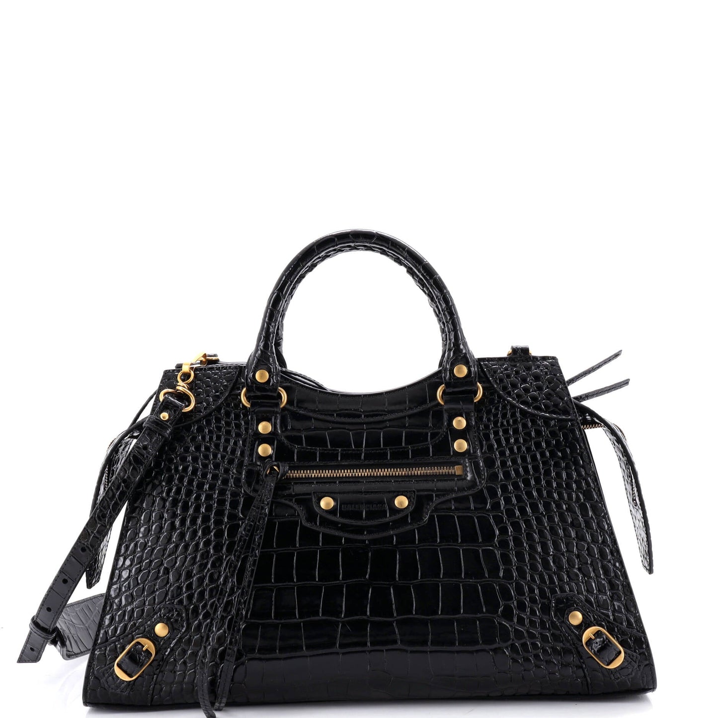 Neo Classic City Bag Crocodile Embossed Leather Medium