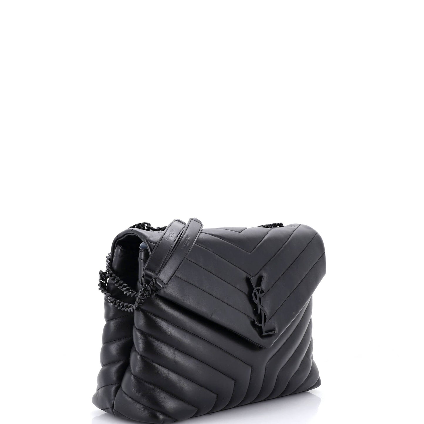 Loulou Shoulder Bag Matelasse Chevron Leather Medium
