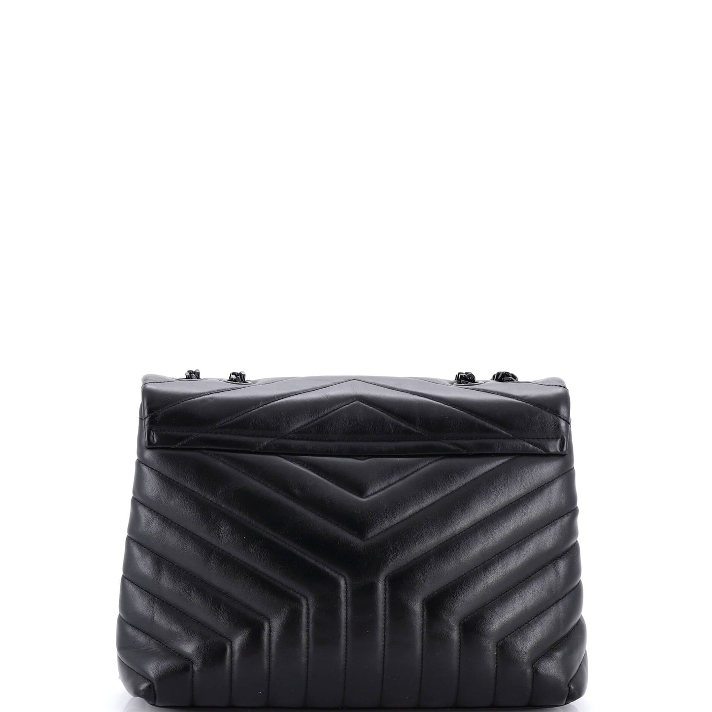 Loulou Shoulder Bag Matelasse Chevron Leather Medium