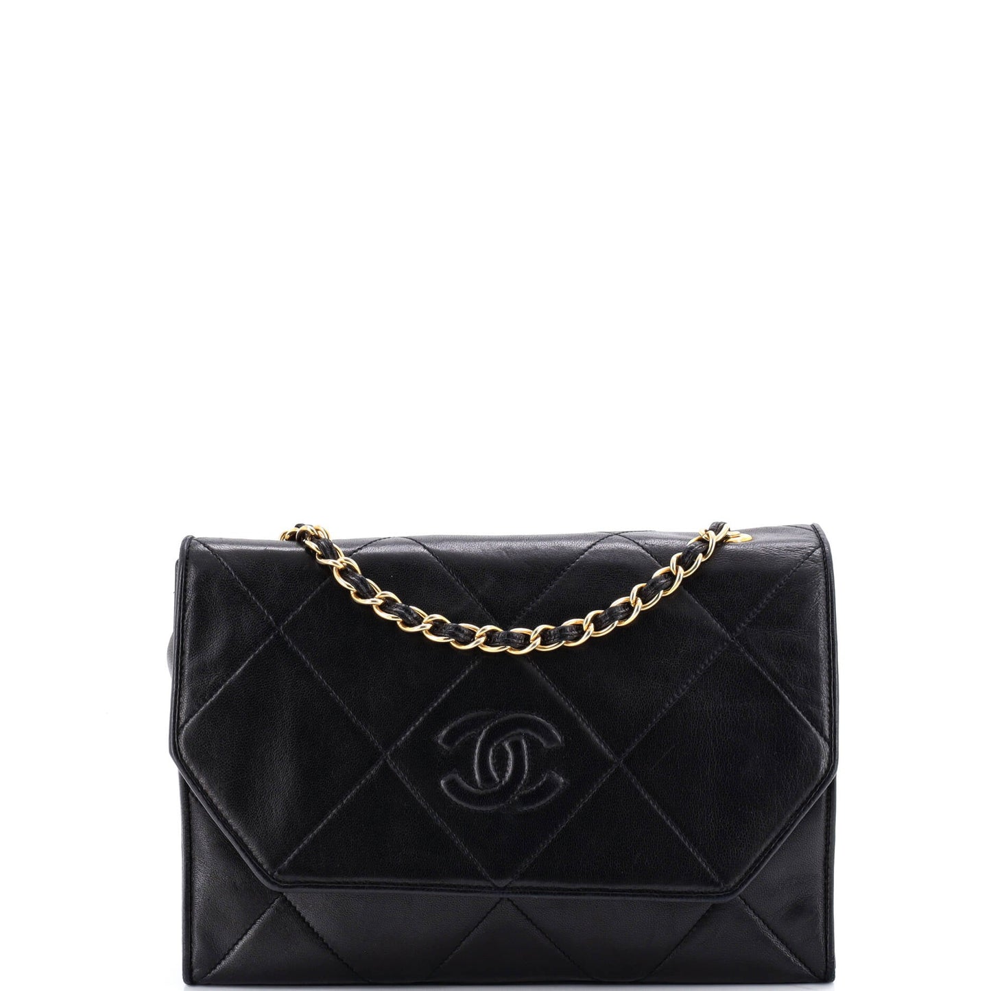Vintage Classic Single Flap Bag Quilted Lambskin Small